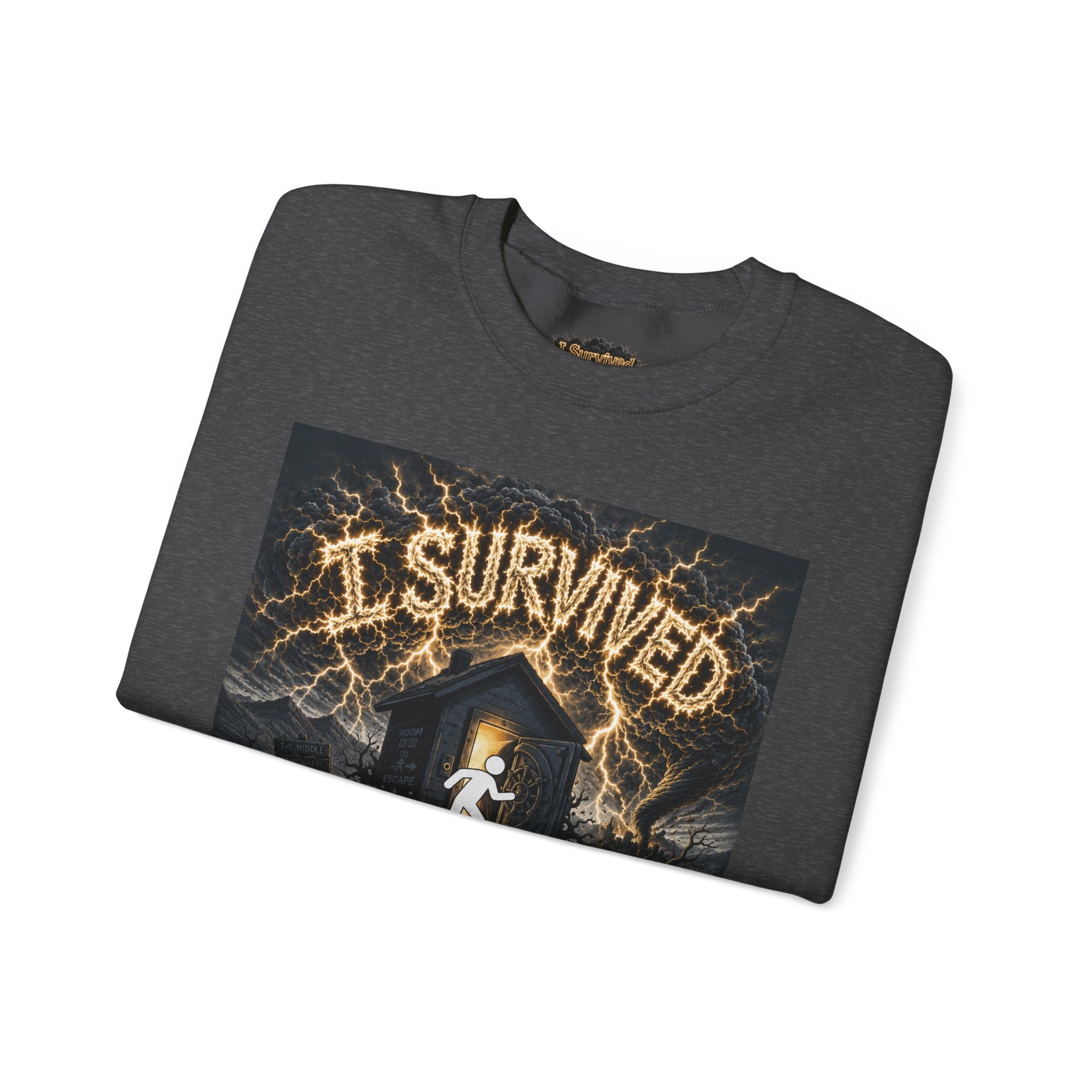 I Survived 2020 — Original Design Teaser Tee | Season 1 Premiere Drop Unisex Heavy Blend™ Crewneck Sweatshirt (SPECIAL EDITION)