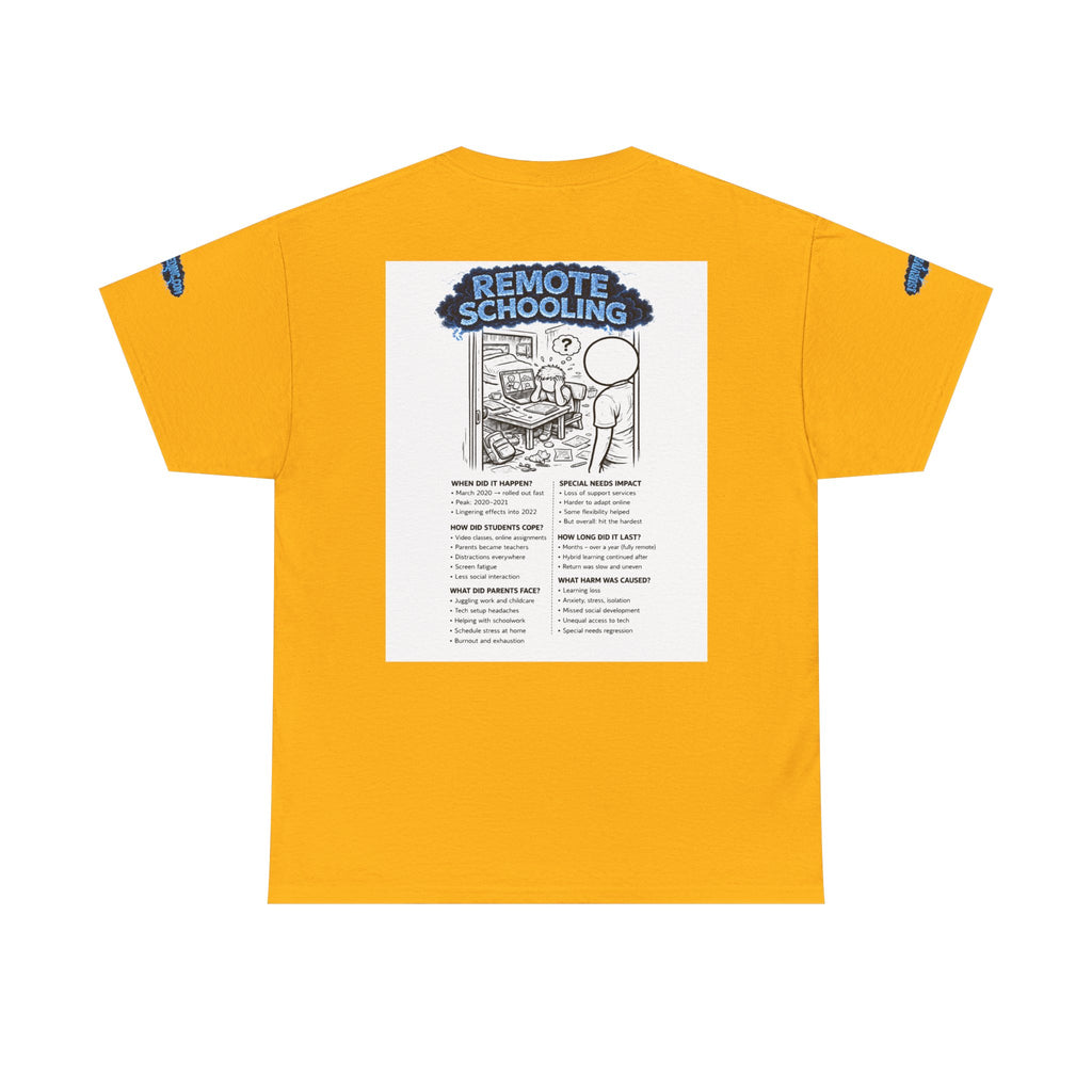 I Survived 2020 — S3:E3 "Remote Schooling" | Lockdown Edition Documentary Unisex Heavy Cotton Tee (SPECIAL EDITION)