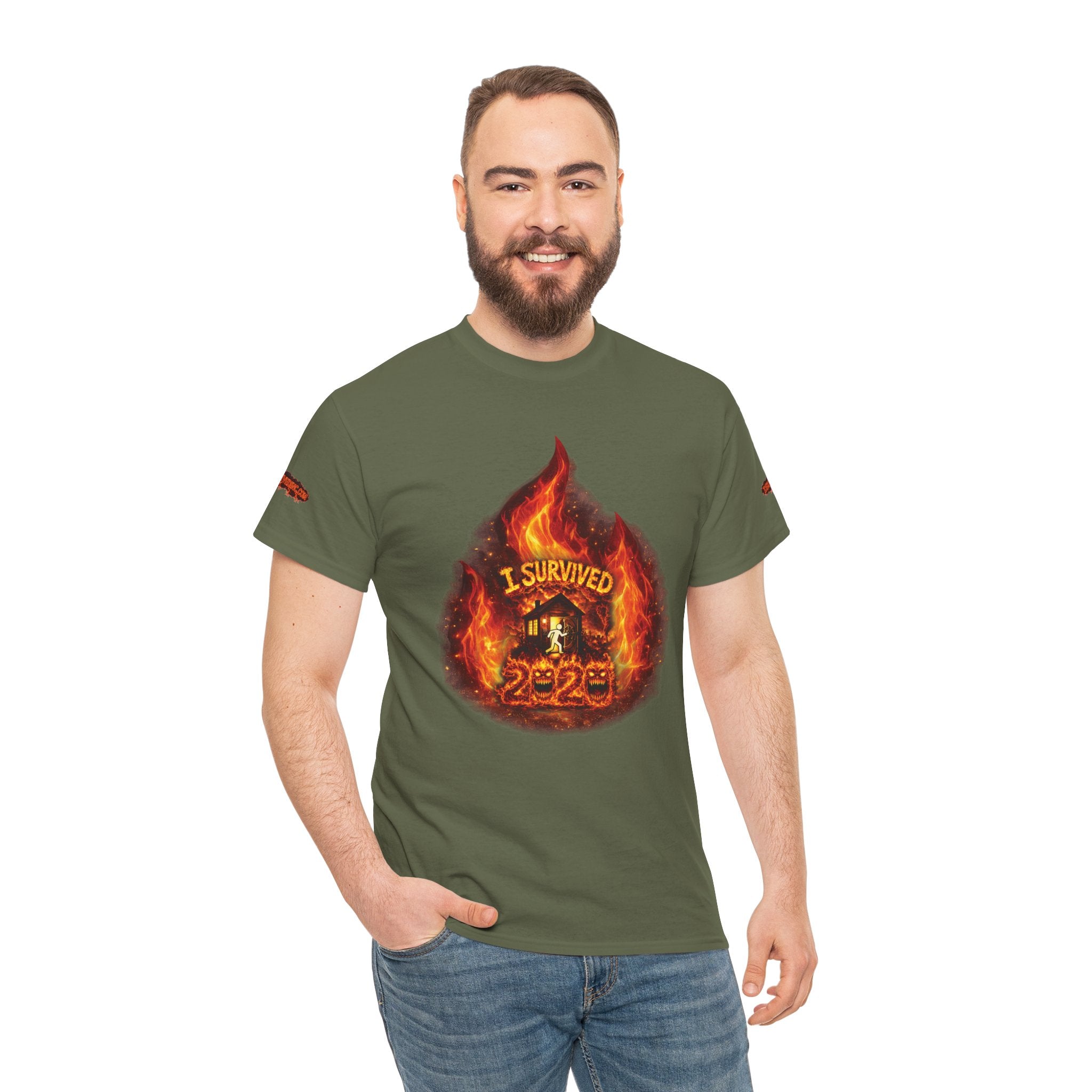 I Survived 2020 — Director's Cut S2:E3 "The California Wildfires" | Wildfire Edition Memorial Unisex Heavy Cotton Tee (SPECIAL EDITION)