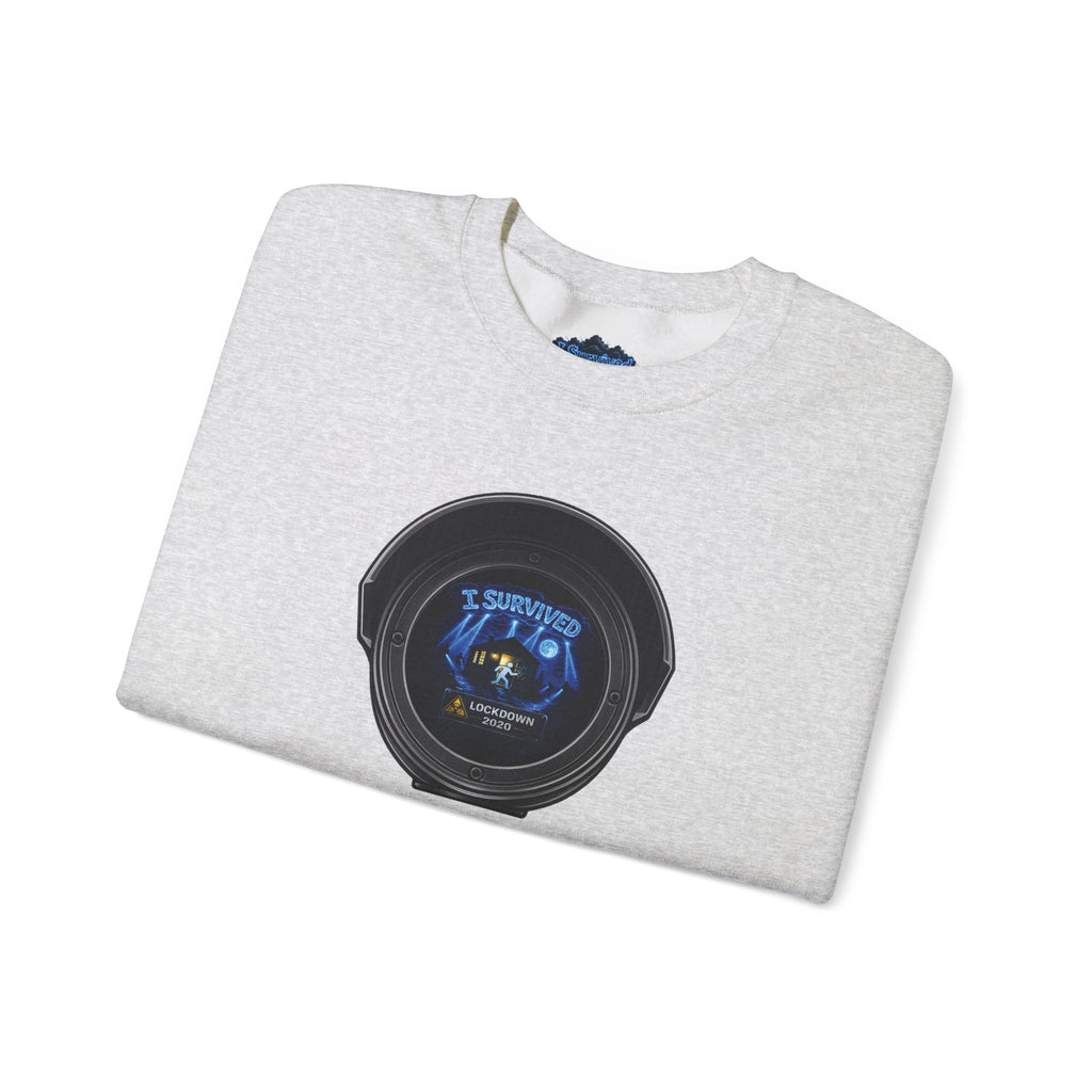 I Survived 2020 — LOCKDOWN S3:E4: Director's Cut "Working From Home" Unisex Heavy Blend™ Crewneck Sweatshirt