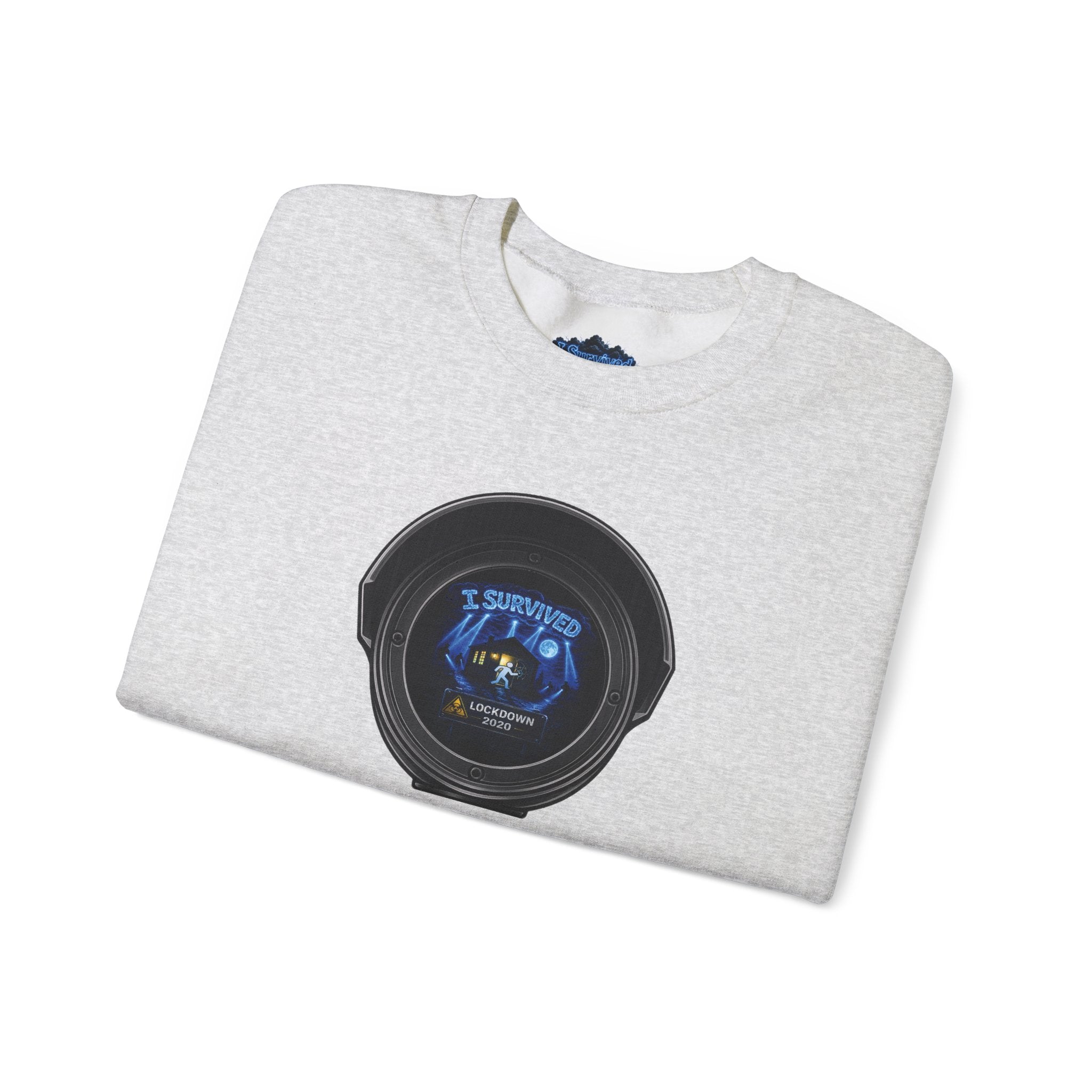 I Survived 2020 — LOCKDOWN S3:E4: Director's Cut "Working From Home" Unisex Heavy Blend™ Crewneck Sweatshirt