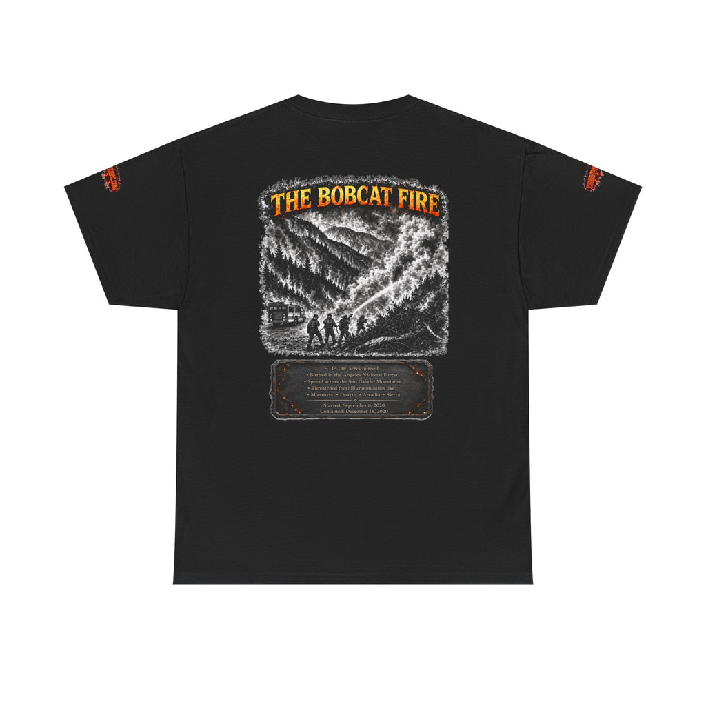I Survived 2020 — WILDFIRES S2:E2: Director's Cut Special Edition "The Bobcat Fire" Memorial Unisex Heavy Cotton Tee