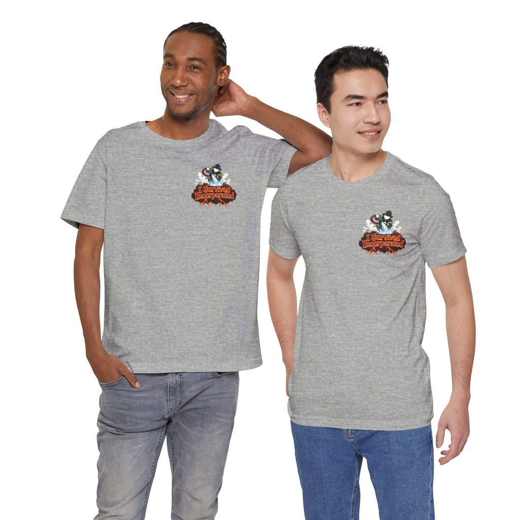 I Survived 2020 — "Please Stand By" Test Pattern Tee Wildfire Signal Edition Summer Premiere Unisex Jersey Short Sleeve Tee