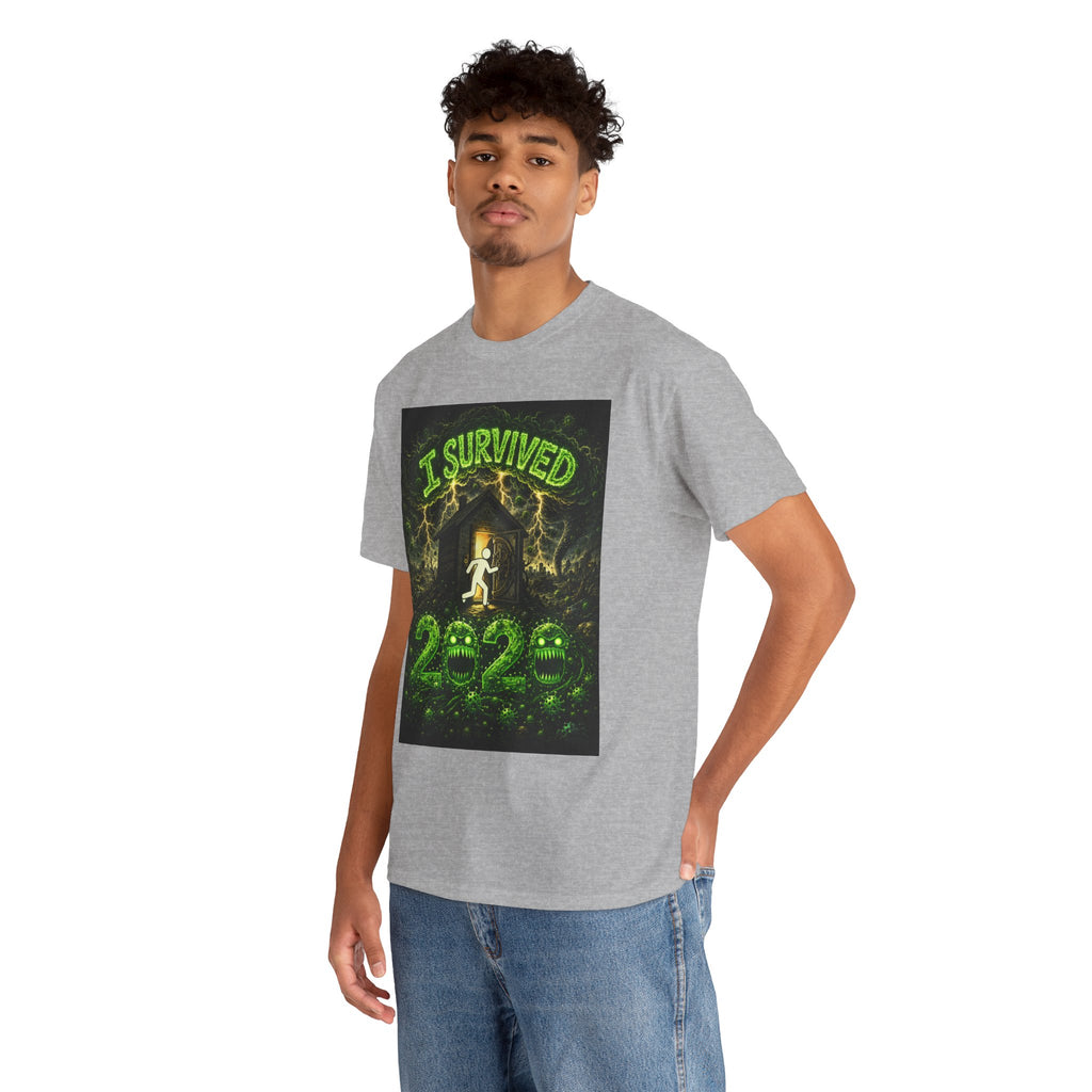 I Survived 2020 — S1:E1 "COVID-19: The Coronavirus" | Pandemic Edition Unisex Heavy Cotton Tee