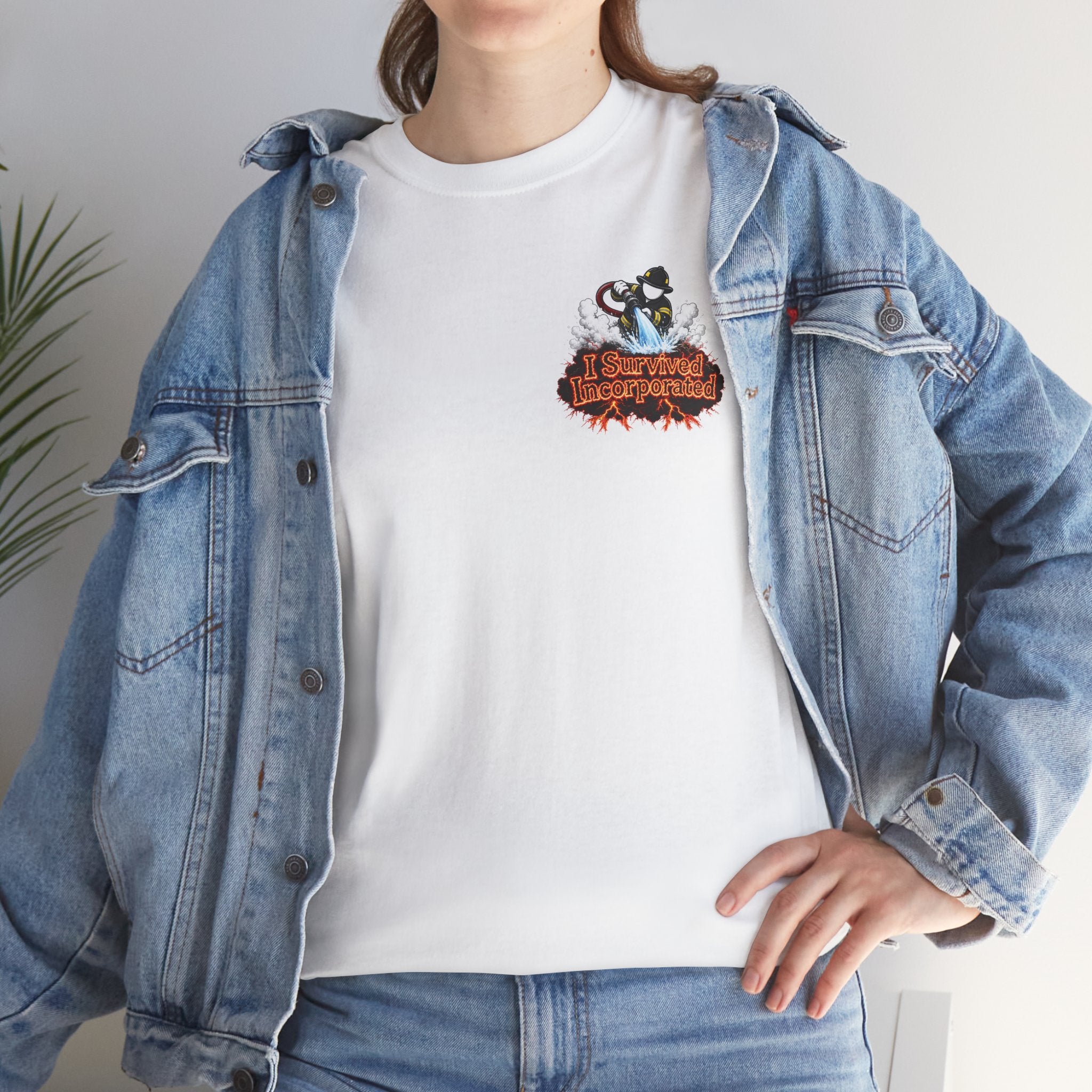 I Survived 2020 — "Please Stand By" Test Pattern Tee Wildfire Signal Edition Summer Premiere Unisex Heavy Cotton Tee