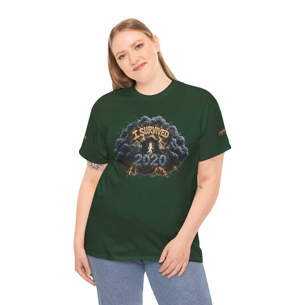 I Survived 2020 — Director's Cut Original Design Teaser Tee | Season 1 Premiere Drop Unisex Heavy Cotton Tee (SPECIAL EDITION)