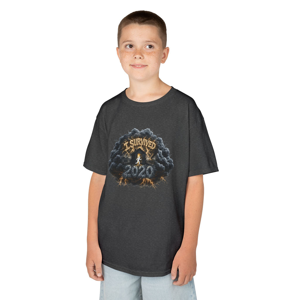 I Survived 2020 — Director's Cut Original Design Teaser Tee | Season 1 Premiere Drop Kids Heavy Cotton™ Tee