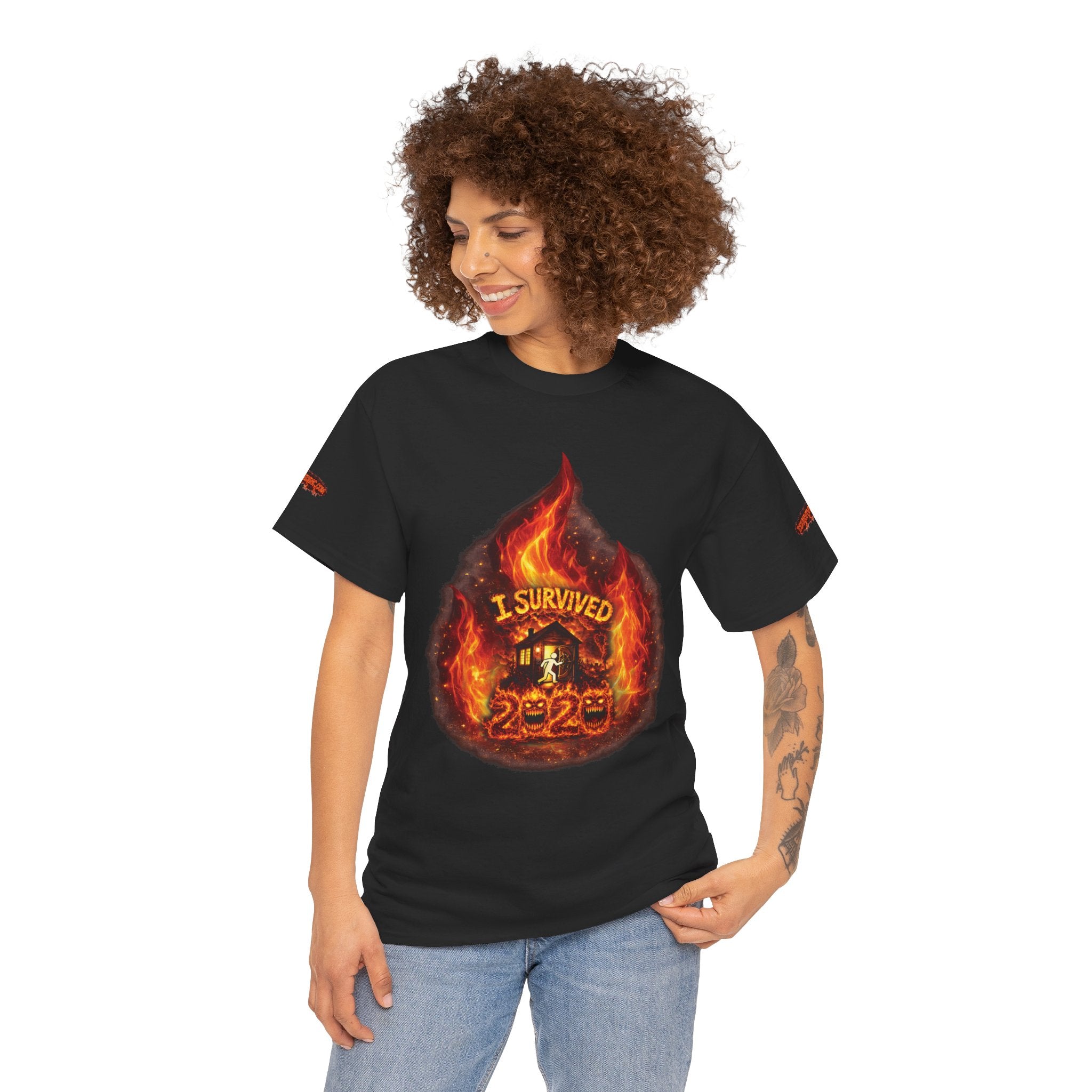 I Survived 2020 — Director's Cut S2:E3 "The California Wildfires" | Wildfire Edition Memorial Unisex Heavy Cotton Tee (SPECIAL EDITION)