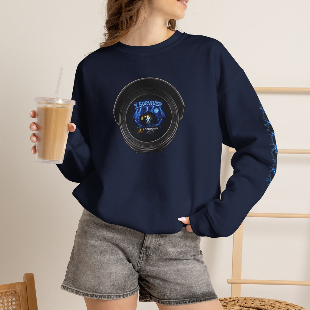 I Survived 2020 — LOCKDOWN S3:E2: Director's Cut Special Edition "Dating Under Lockdown" Unisex Heavy Blend™ Crewneck Sweatshirt