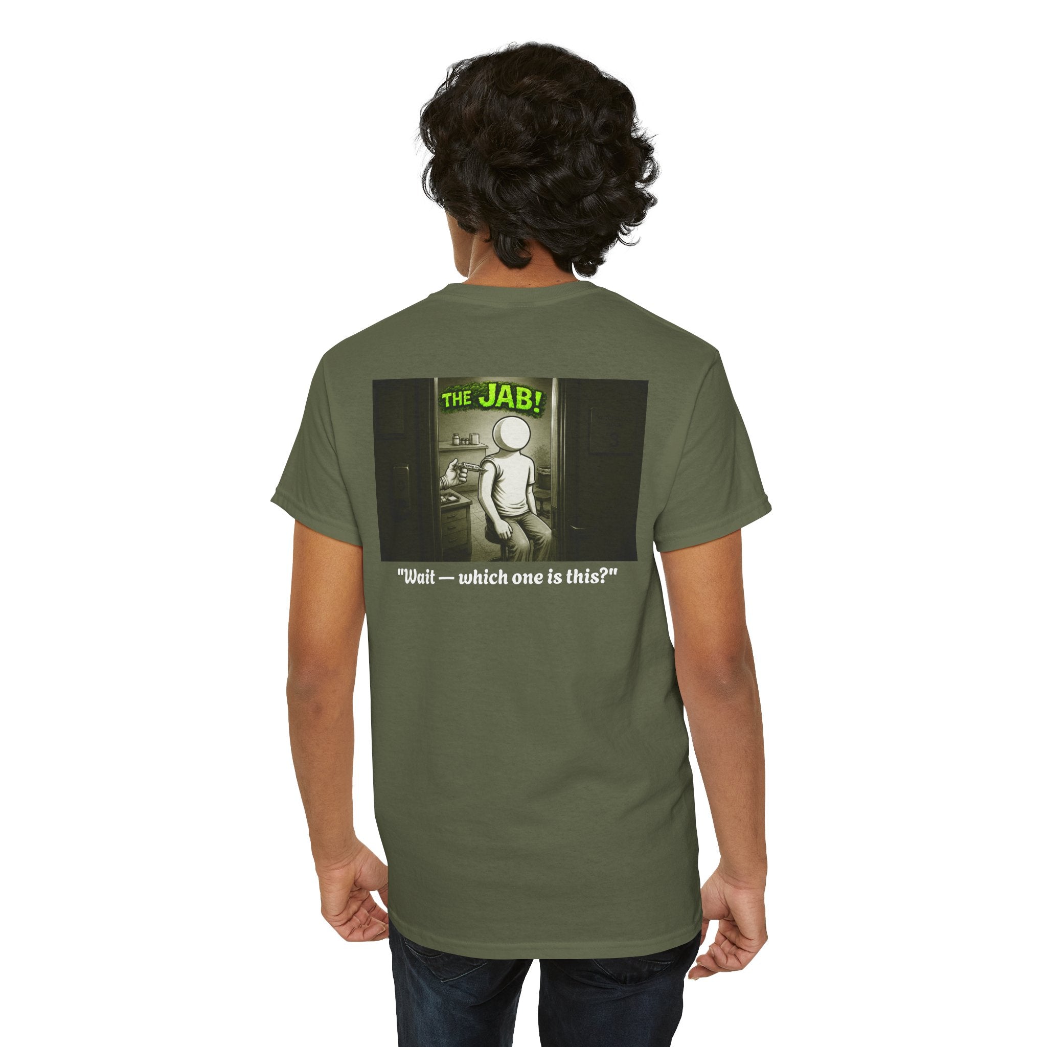 I Survived 2020 — PANDEMIC S1:E3: Director's Cut "The Jab!" Unisex Heavy Cotton Tee