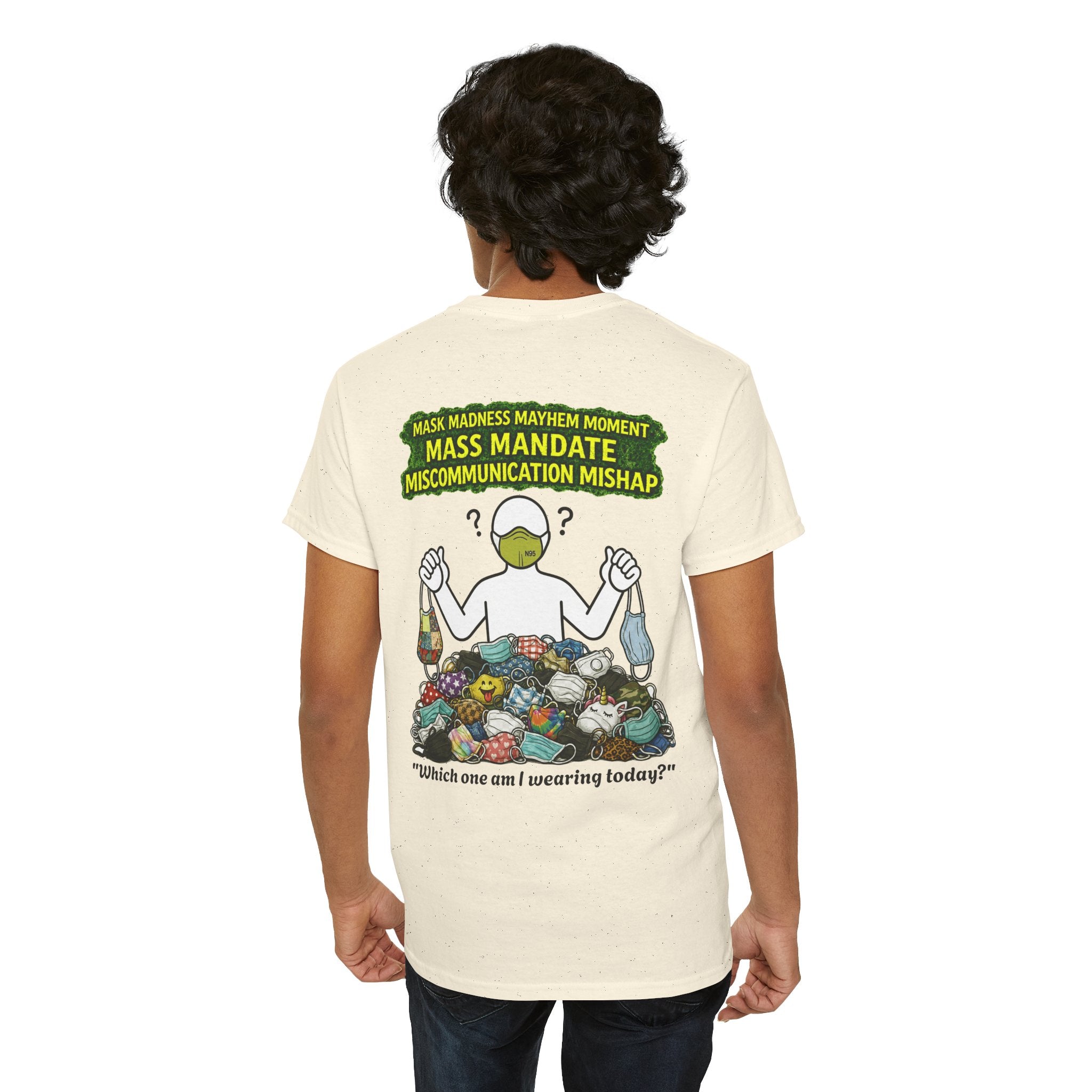 I Survived 2020 — PANDEMIC S1:E4: Director's Cut "Mask Madness" Unisex Heavy Cotton Tee