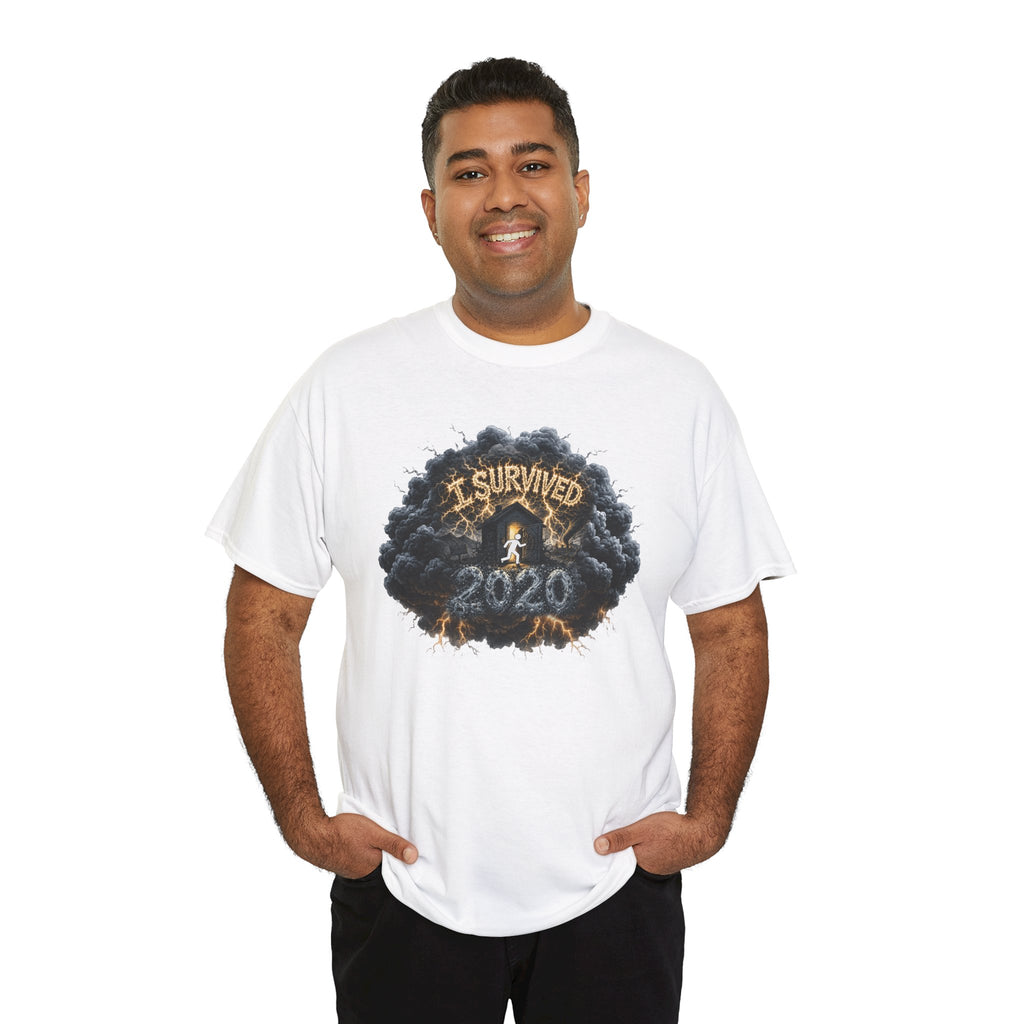 I Survived 2020 —  Deriector's Cut Original Design Teaser Tee | Season 1 Premiere Drop Unisex Heavy Cotton Tee