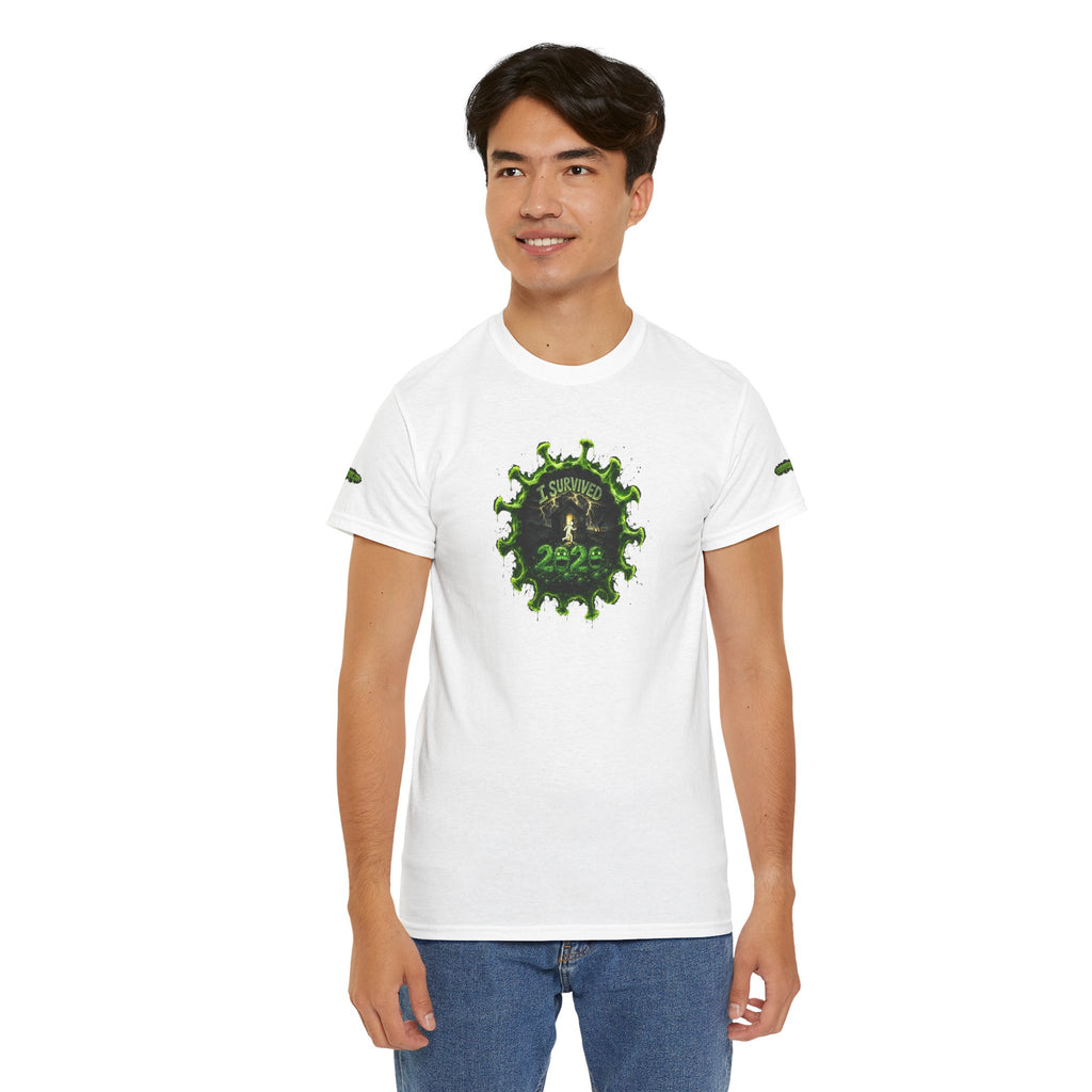 I Survived 2020 — PANDEMIC S1:E2: Director's Cut Special Edition "The Coming of COVID" Unisex Heavy Cotton Tee