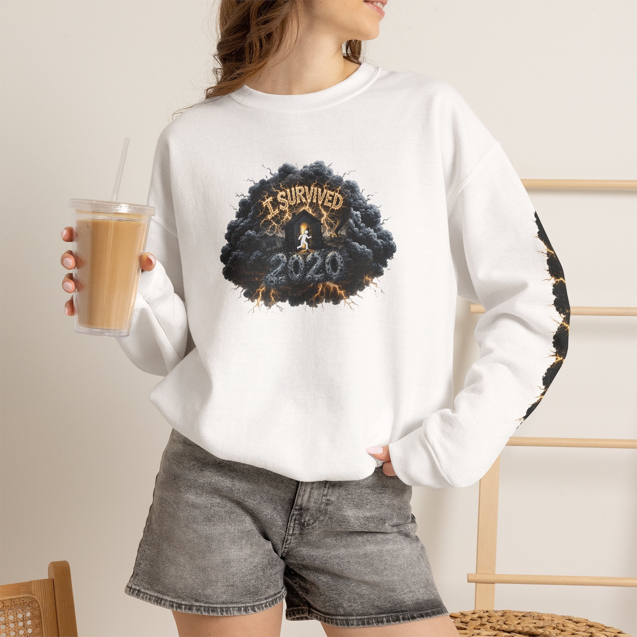I Survived 2020 — Original PILOT Design: Director's Cut Special Edition Unisex Heavy Blend™ Crewneck Sweatshirt