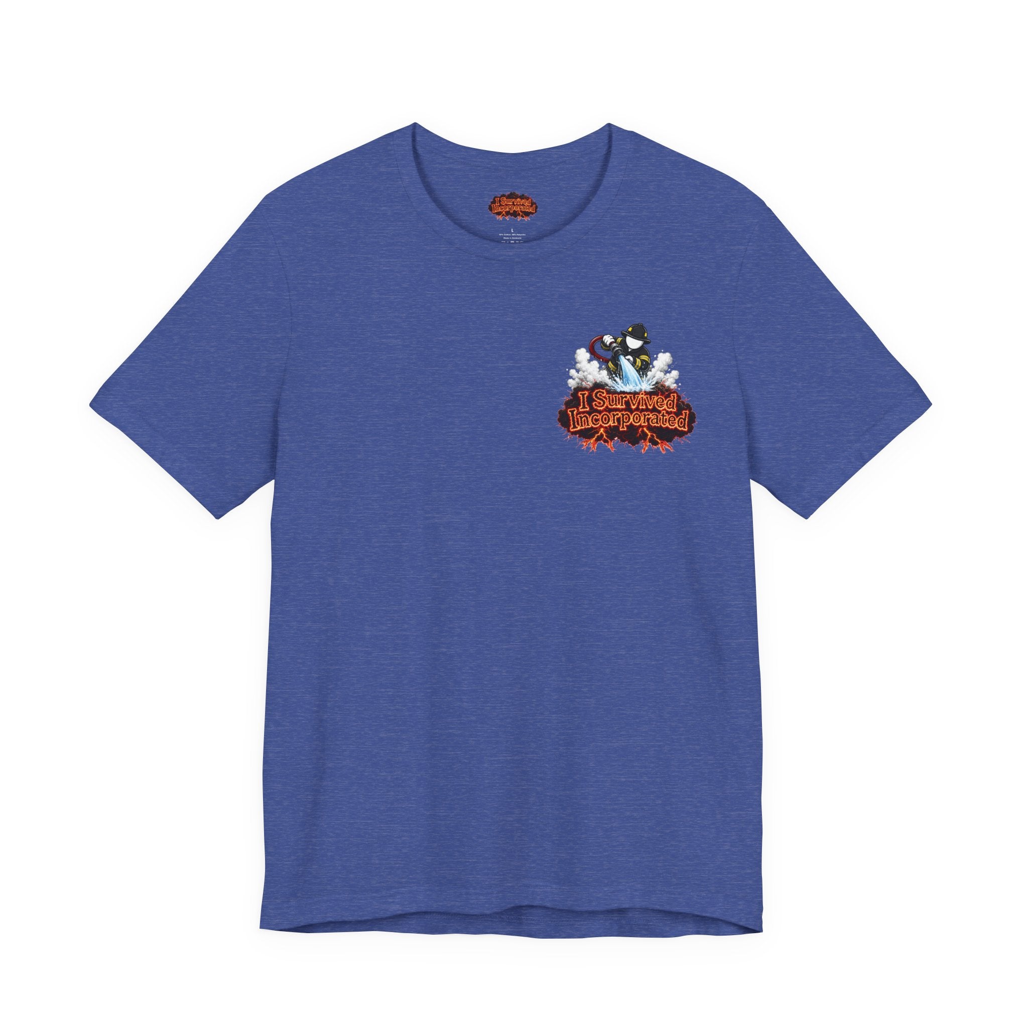 I Survived 2020 — "Please Stand By" Test Pattern Tee Wildfire Signal Edition Summer Premiere Unisex Jersey Short Sleeve Tee