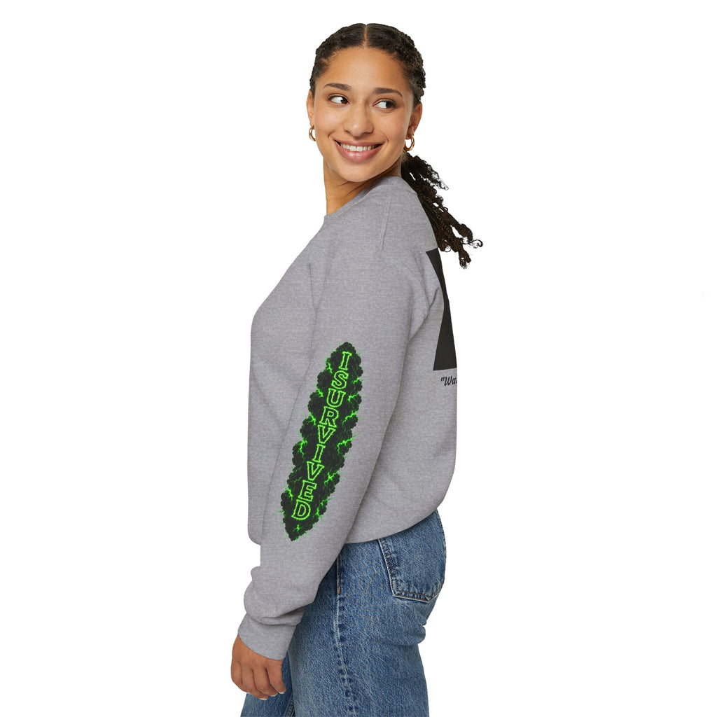 I Survived 2020 — PANDEMIC S1:E3: Director's Cut "The Jab!" Unisex Heavy Blend™ Crewneck Sweatshirt