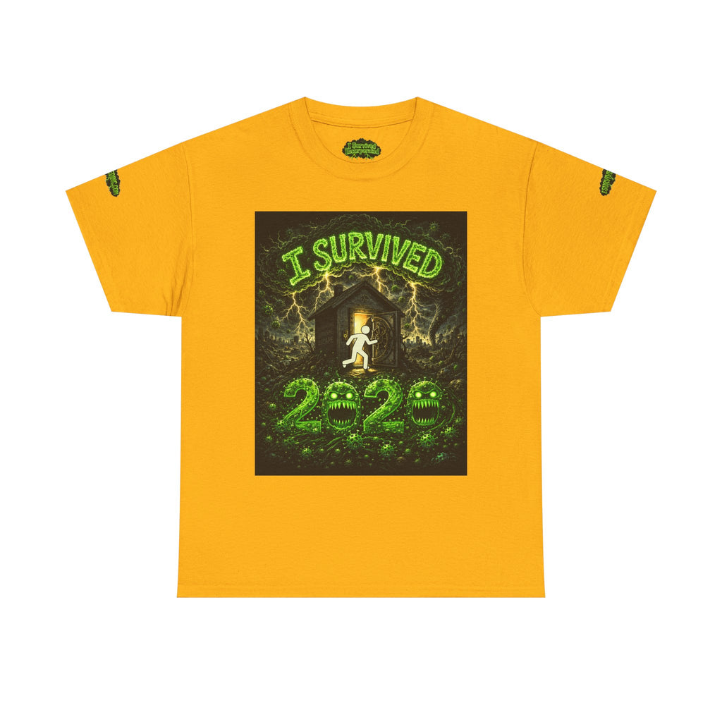 I Survived 2020 — PANDEMIC S1:E2: Special Edition "The Coming of COVID" Unisex Heavy Cotton Tee