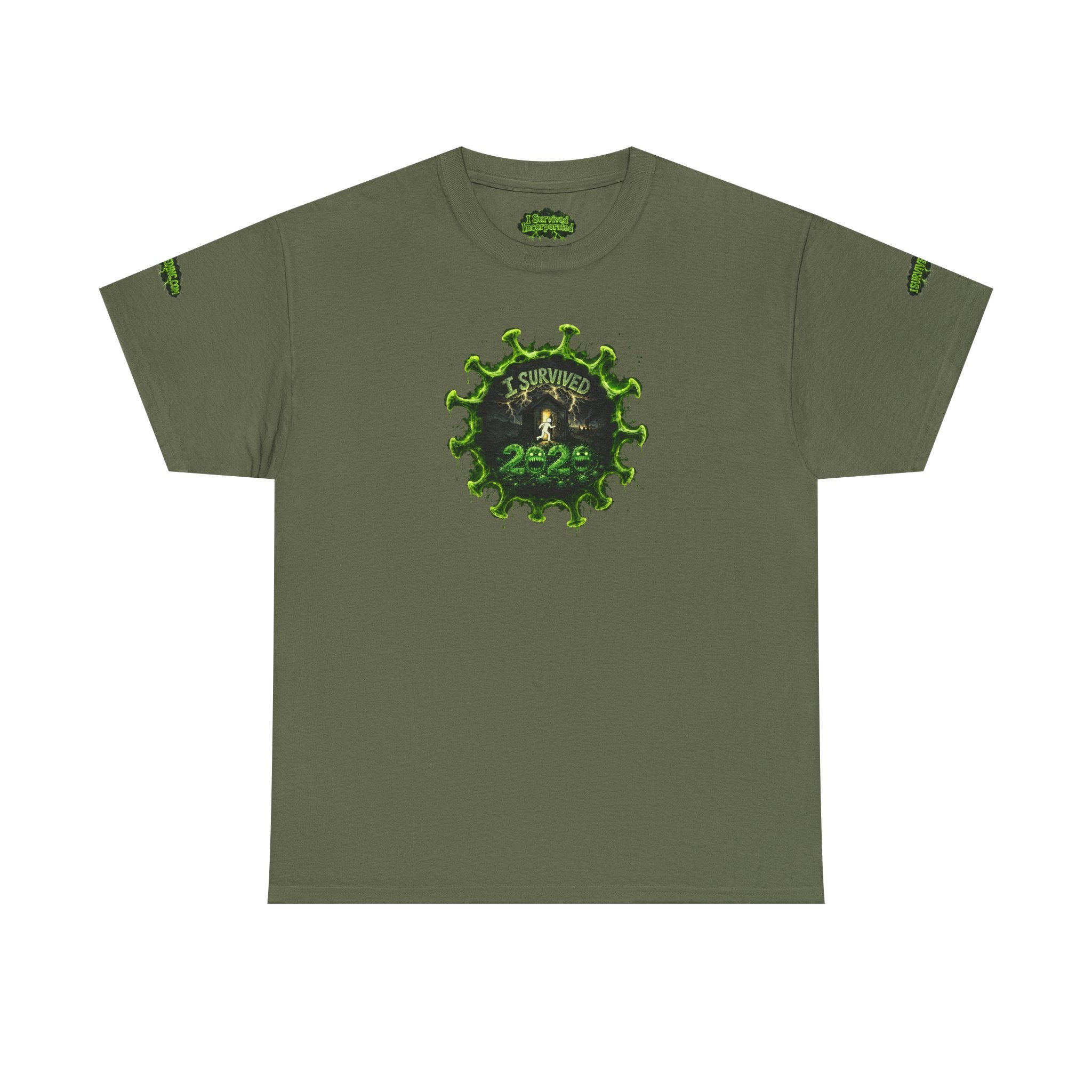I Survived 2020 — PANDEMIC S1:E3: Director's Cut Special Edition "The Jab!" Unisex Heavy Cotton Tee