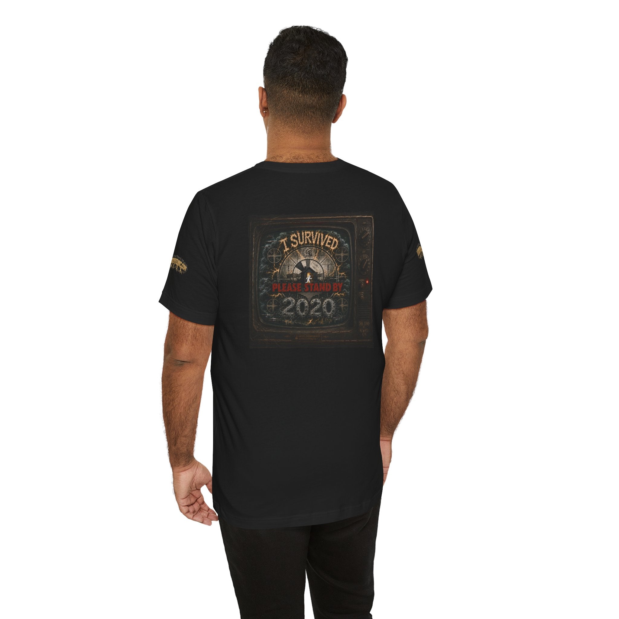 I Survived 2020 — "Please Stand By" Test Pattern Tee Special Edition Summer Premier Unisex Jersey Short Sleeve Tee