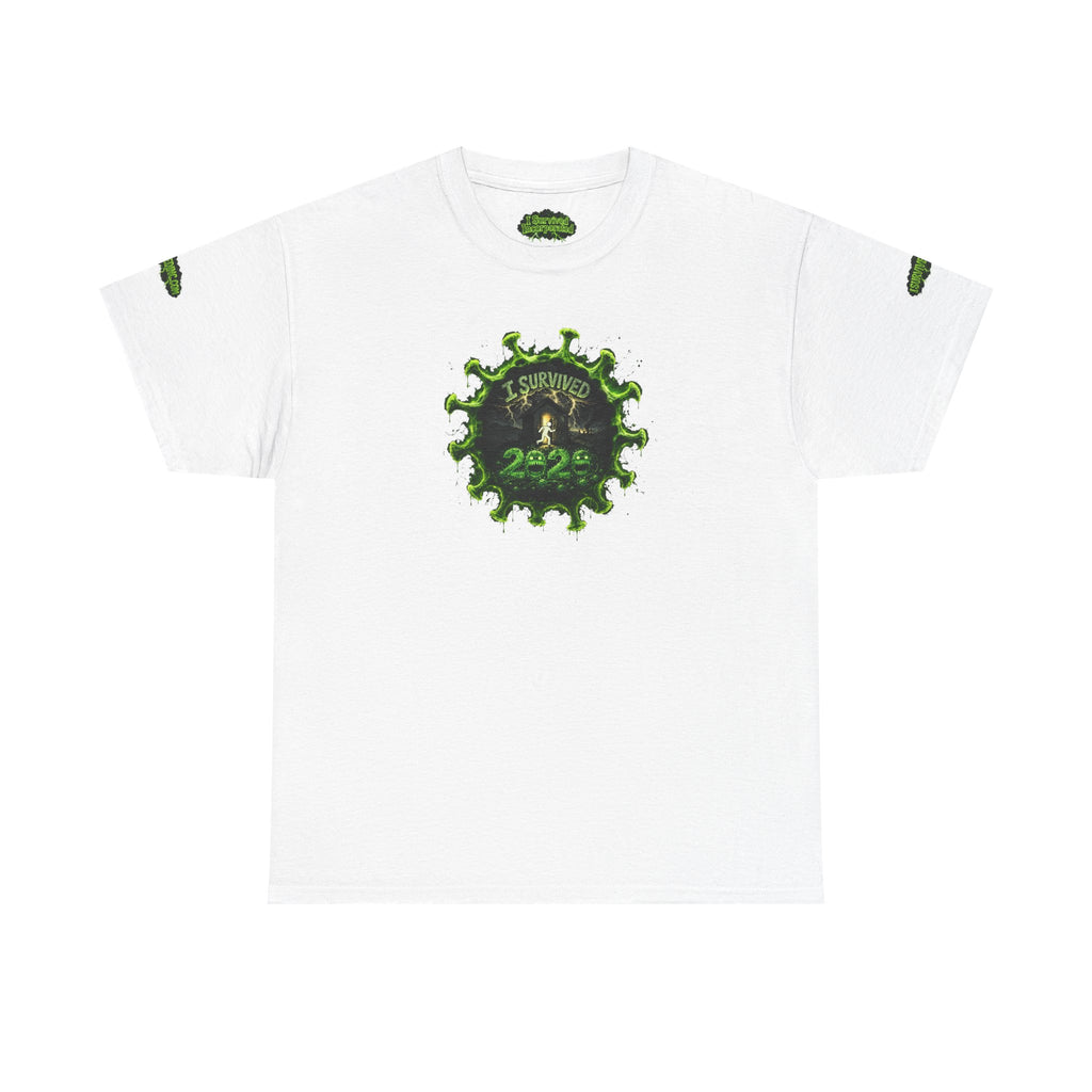 I Survived 2020 — PANDEMIC S1:E2: Director's Cut Special Edition "The Coming of COVID" Unisex Heavy Cotton Tee