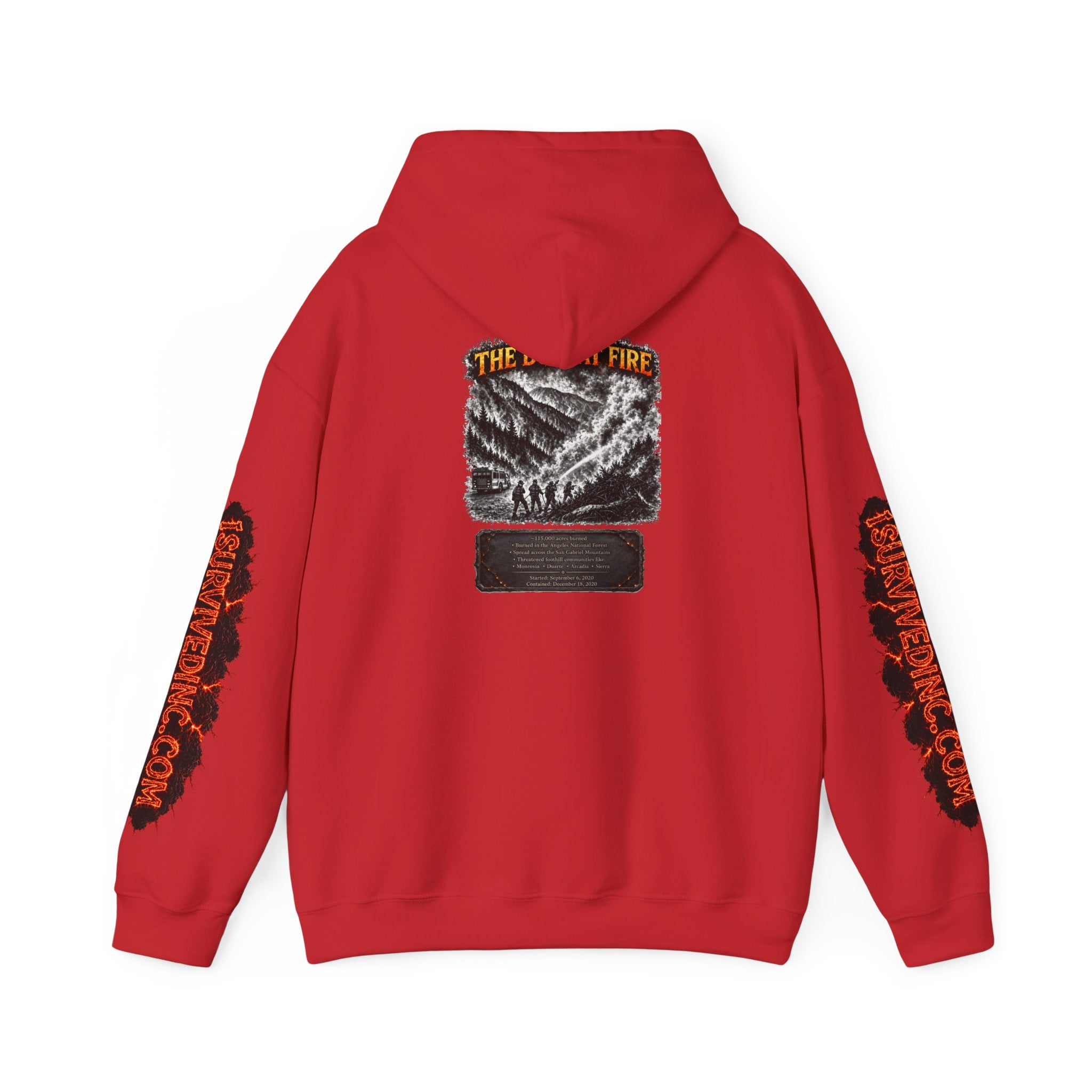 I Survived 2020 — WILDFIRES S2:E2: "The Bobcat Fire" Memorial Hoodie