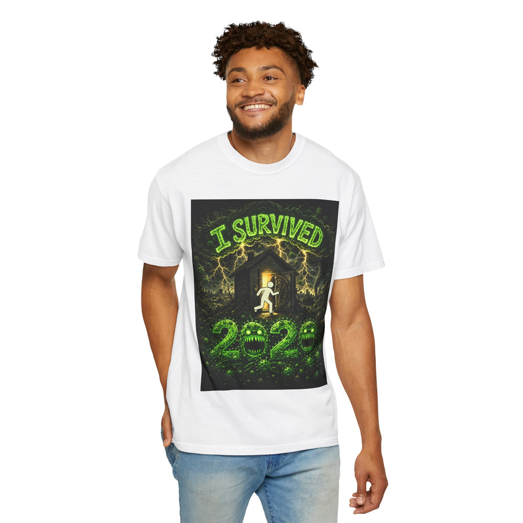 I Survived 2020 — S1:E3 "The Jab!" | Pandemic Edition Unisex Garment-Dyed T-shirt