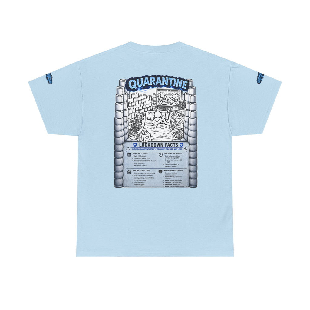 I Survived 2020 — LOCKDOWN S3:E1: Special Edition "Quarantine" Unisex Heavy Cotton Tee