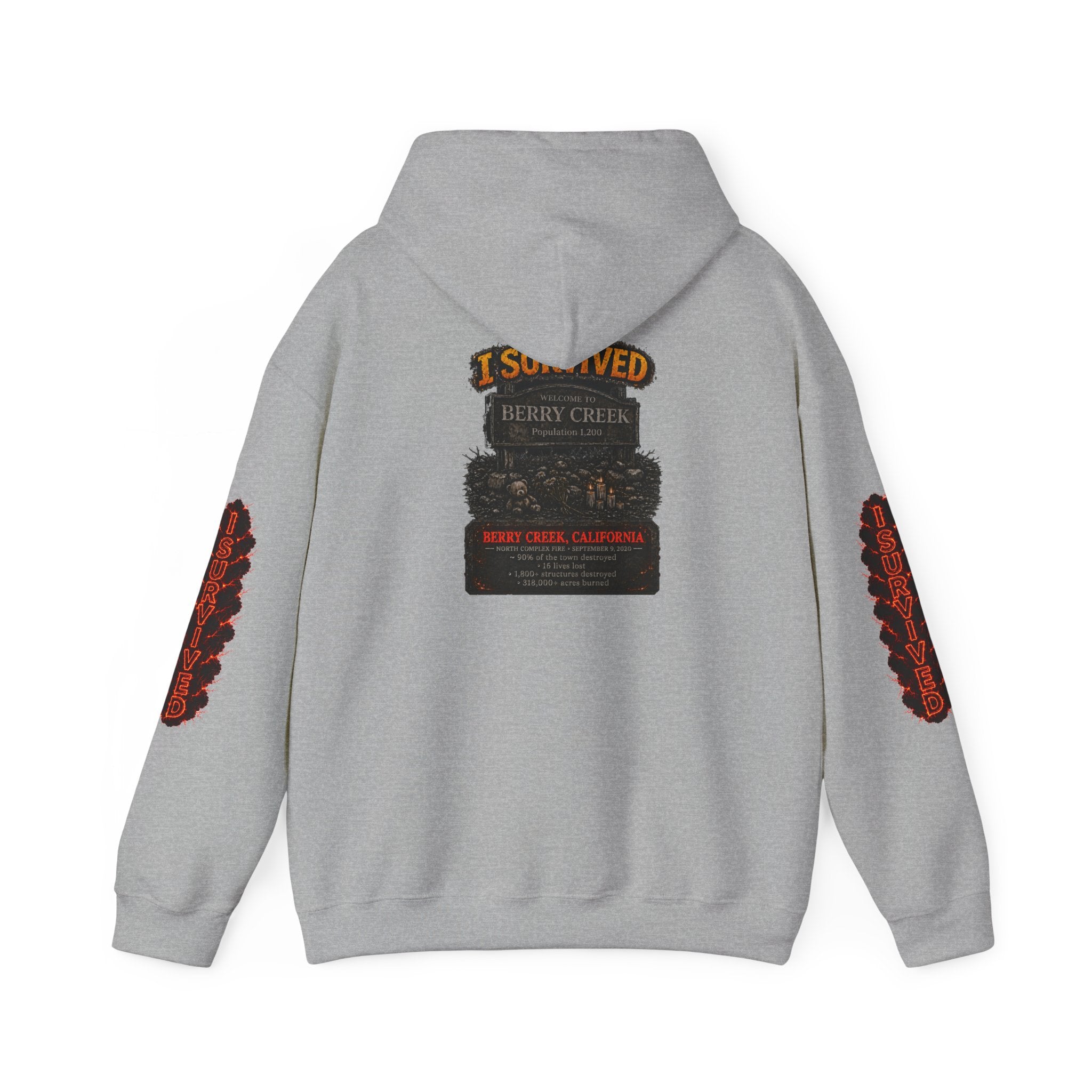 I Survived 2020 — Director's Cut S2:E1 "Berry Creek" | Wildfire Edition Memorial Hoodie Sweatshirt