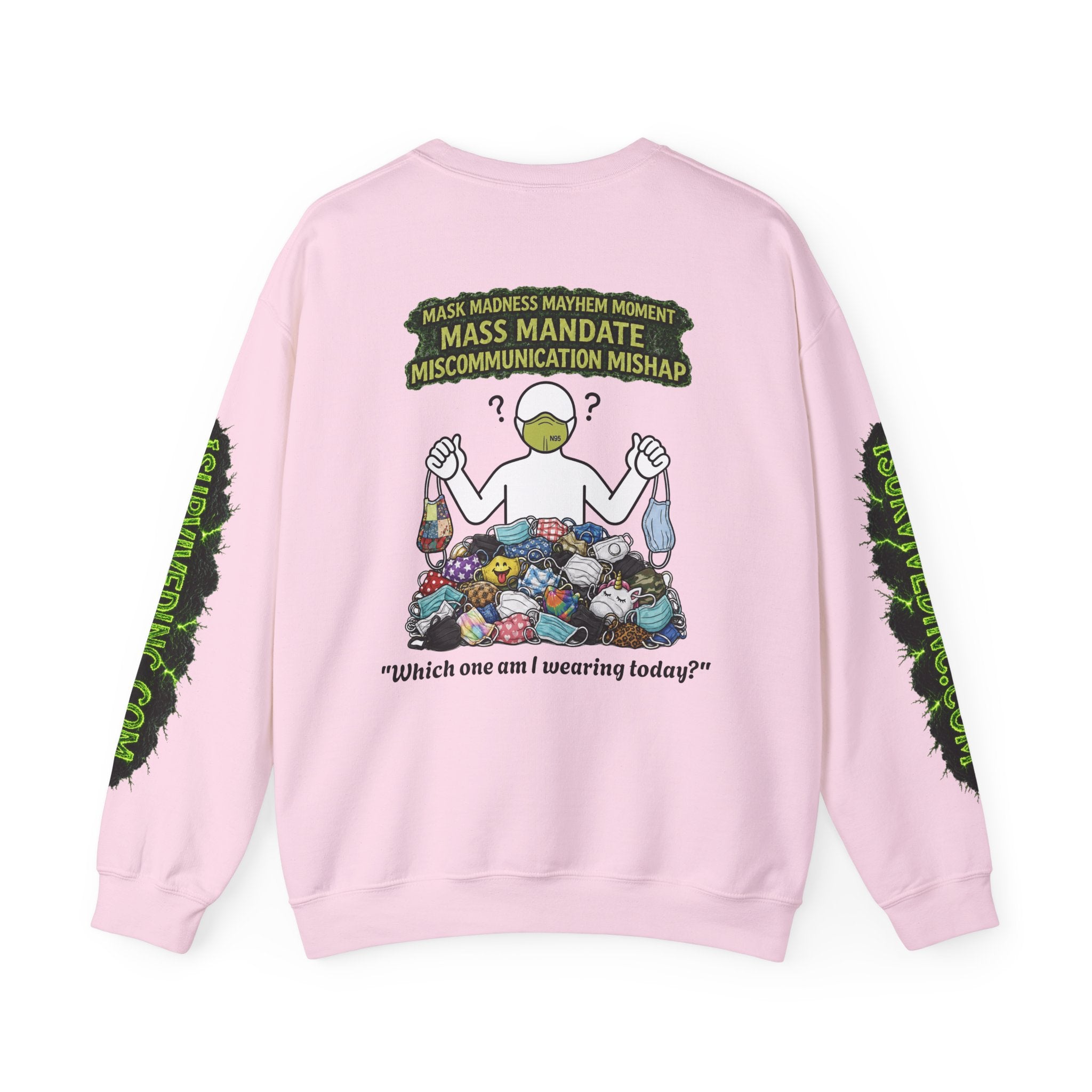 I Survived 2020 — S1:E4 "Mask Madness Mayhem Moment" | Pandemic Edition Unisex Heavy Blend™ Crewneck Sweatshirt