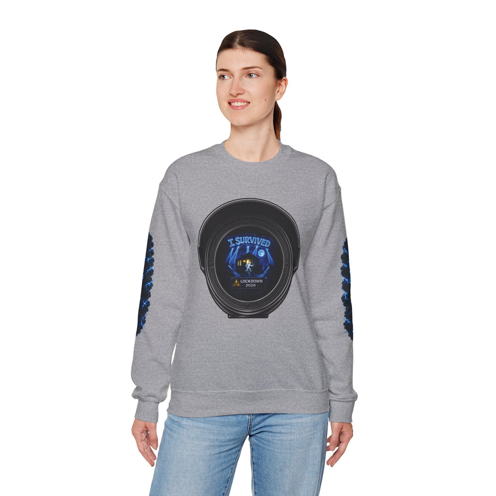 I Survived 2020 — Director's Cut S3:E4 "Working From Home" | Mid-Season Finale Pt. 1 | Lockdown Edition Documentary Unisex Heavy Blend™ Crewneck Sweatshirt