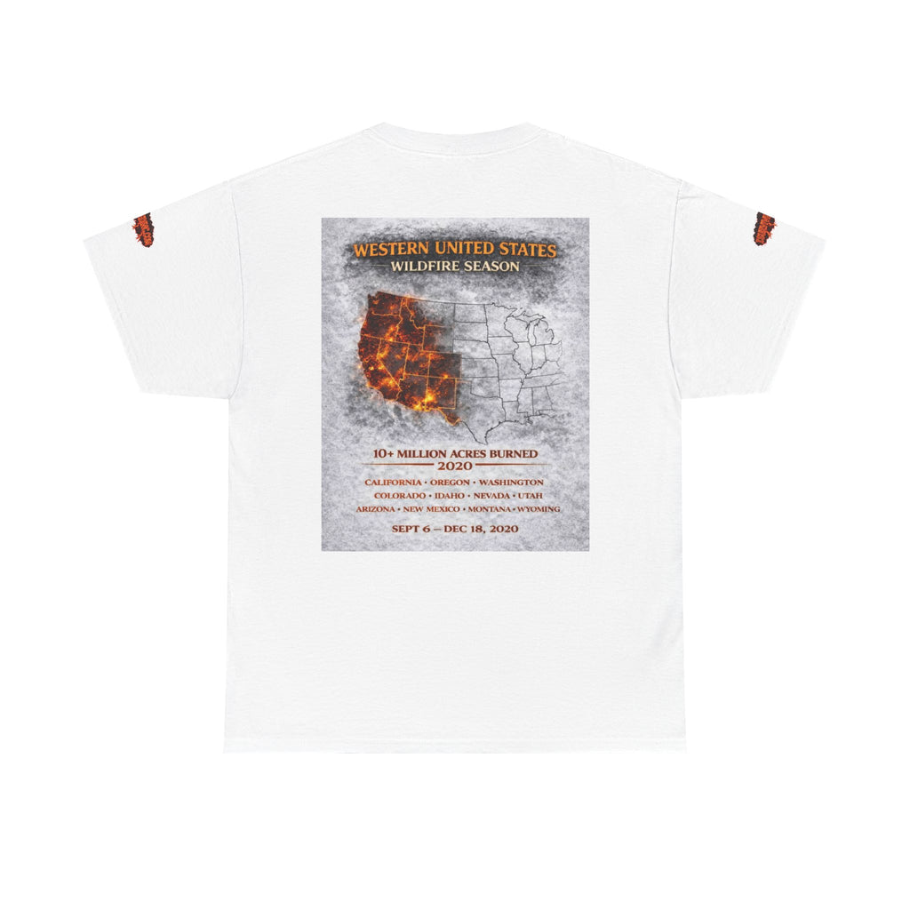 I Survived 2020 — S2:E4 "Western U.S. Wildfire Season" | Mid-Season Finale Pt. 1 | Wildfire Edition Memorial Unisex Heavy Cotton Tee (SPECIAL EDITION)