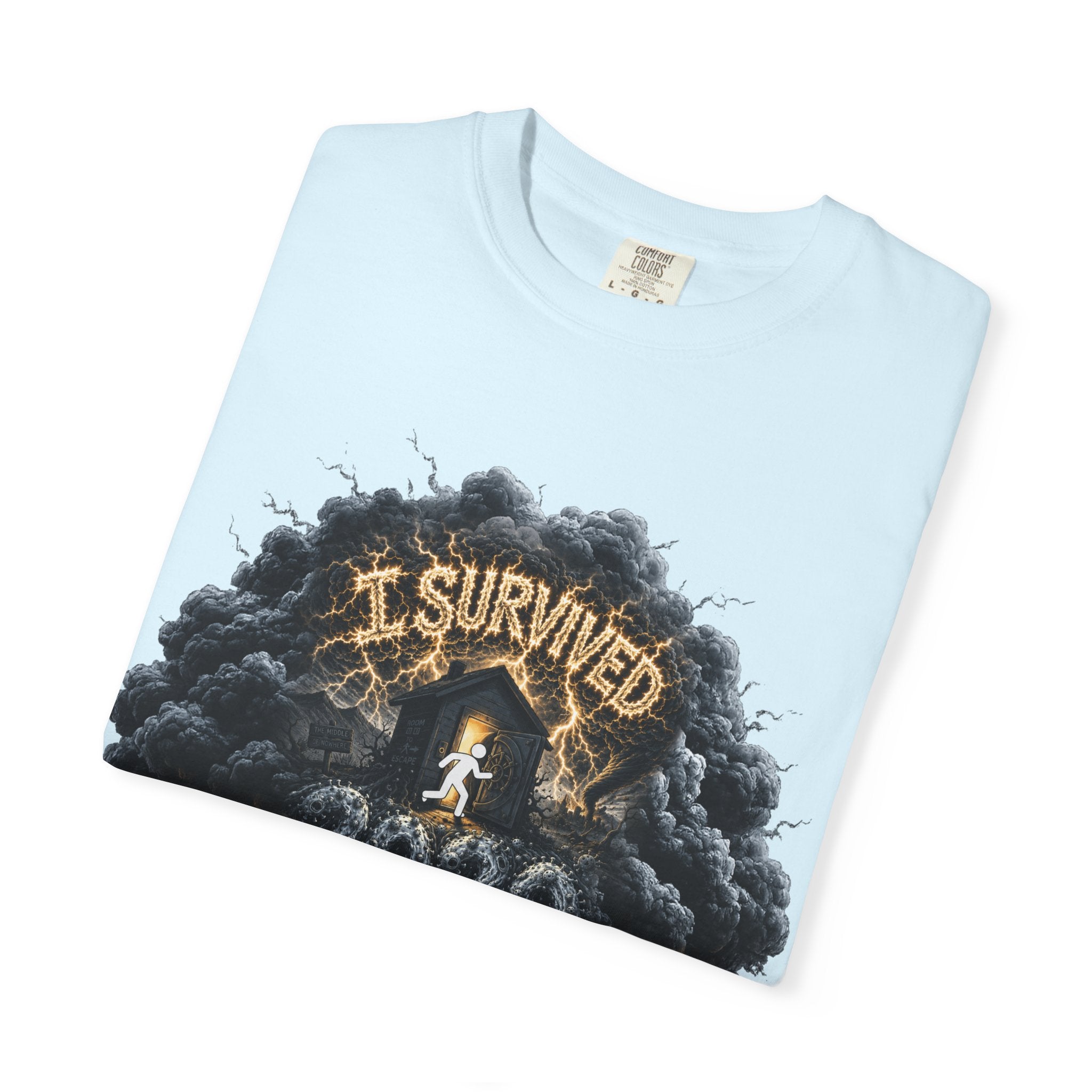 I Survived 2020 — Director's Cut Original Design Teaser Tee | Season 1 Premiere Drop Unisex Garment-Dyed T-shirt