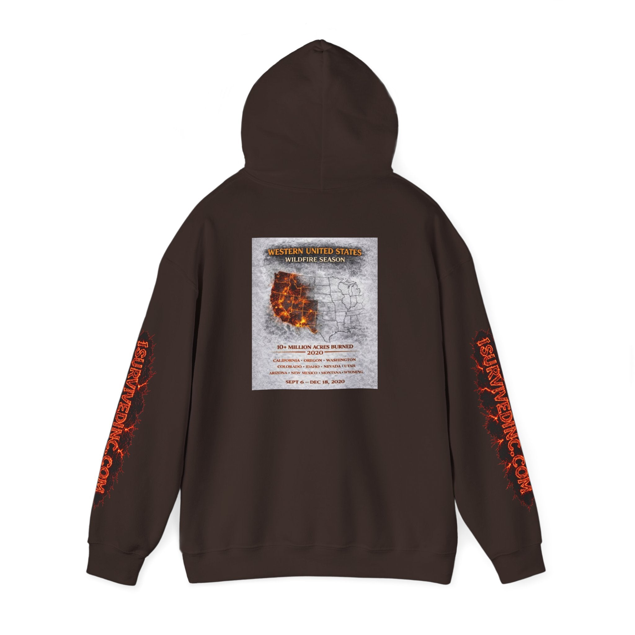 I Survived 2020 — S2:E4 "Western U.S. Wildfire Season" | Mid-Season Finale Pt. 1 | Wildfire Edition Memorial Hoodie Sweatshirt