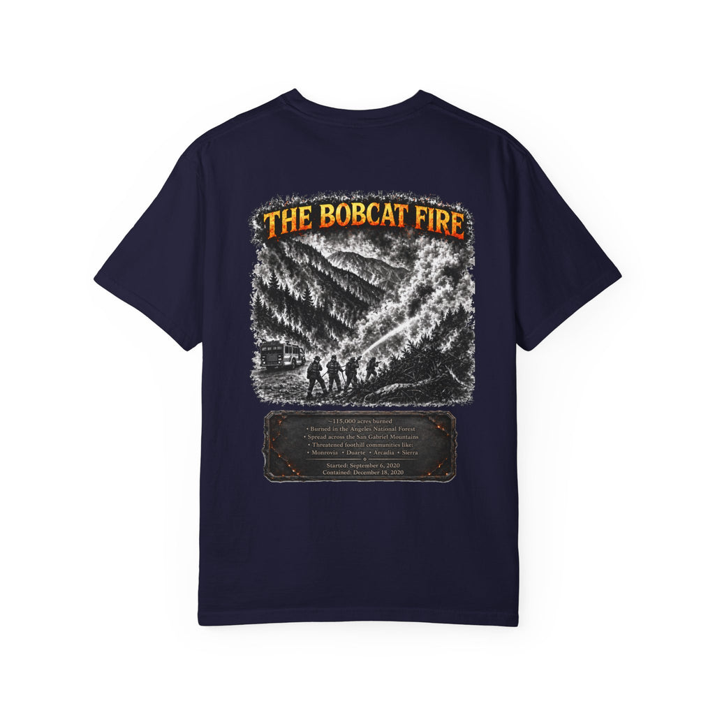 I Survived 2020 — Director's Cut S2:E2 "The Bobcat Fire" | Wildfire Edition Memorial Unisex Garment-Dyed T-shirt