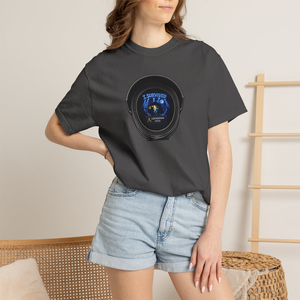 I Survived 2020 —  LOCKDOWN S3:E3: Director's Cut "Remote Schooling" Unisex Garment-Dyed T-shirt
