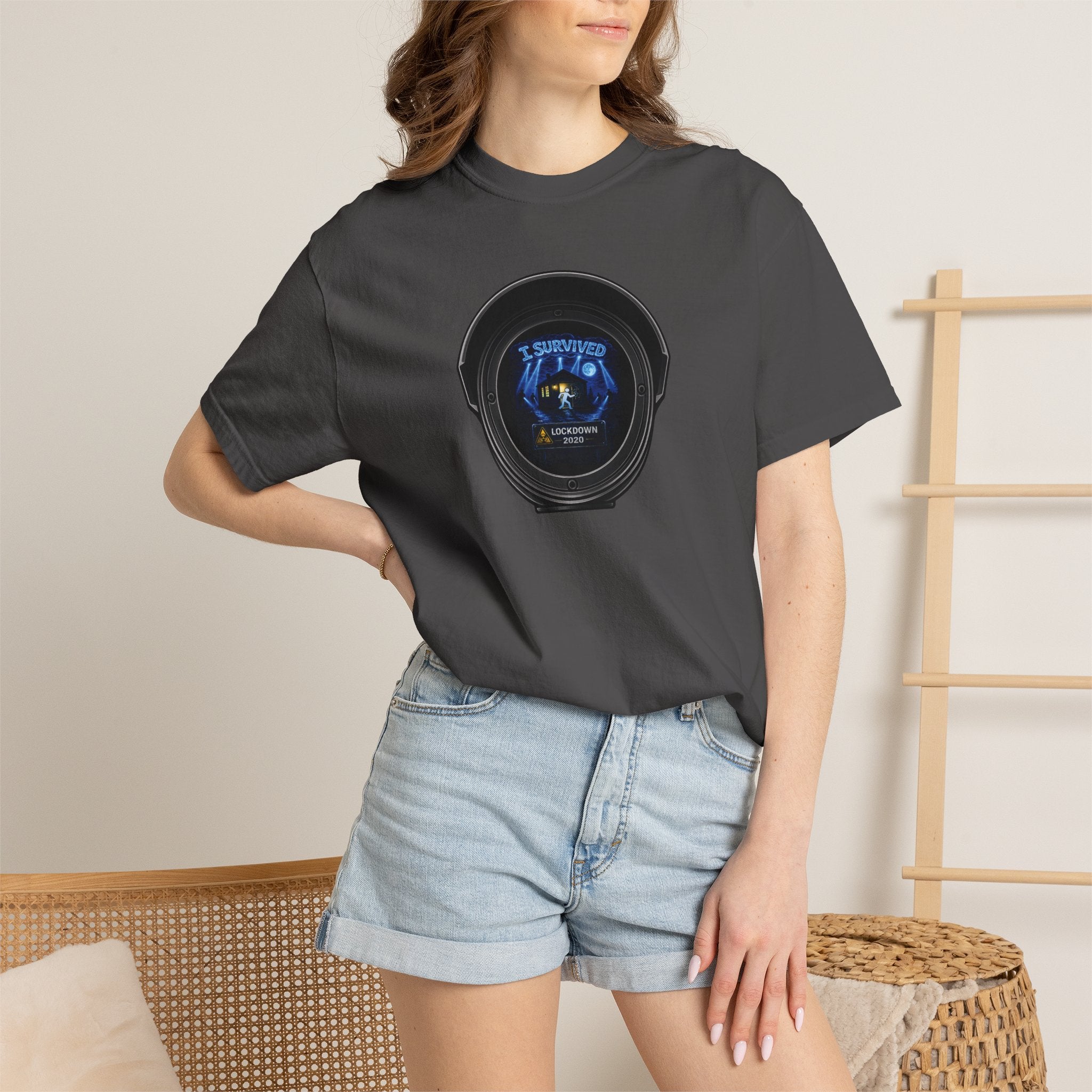 I Survived 2020 —  LOCKDOWN S3:E3: Director's Cut "Remote Schooling" Unisex Garment-Dyed T-shirt