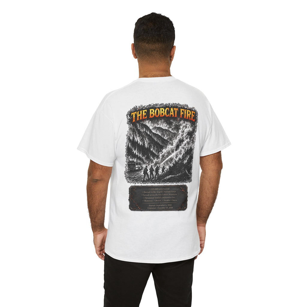 I Survived 2020 — WILDFIRES S2:E2: "The Bobcat Fire" Memorial Unisex Heavy Cotton Tee