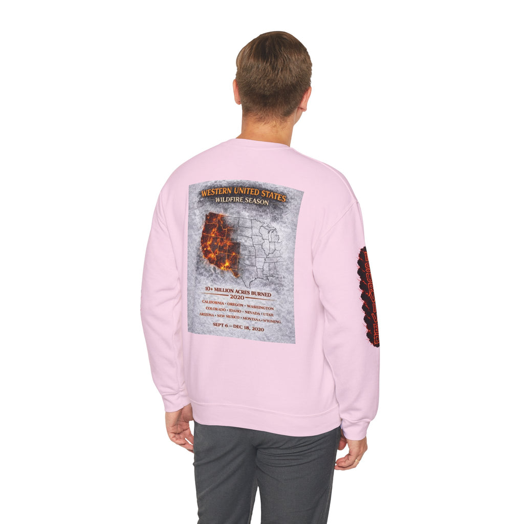I Survived 2020 — Director's Cut S2:E4 "Western U.S. Wildfire Season" | Mid-Season Finale Pt. 1 | Wildfire Edition Memorial Unisex Heavy Blend™ Crewneck Sweatshirt