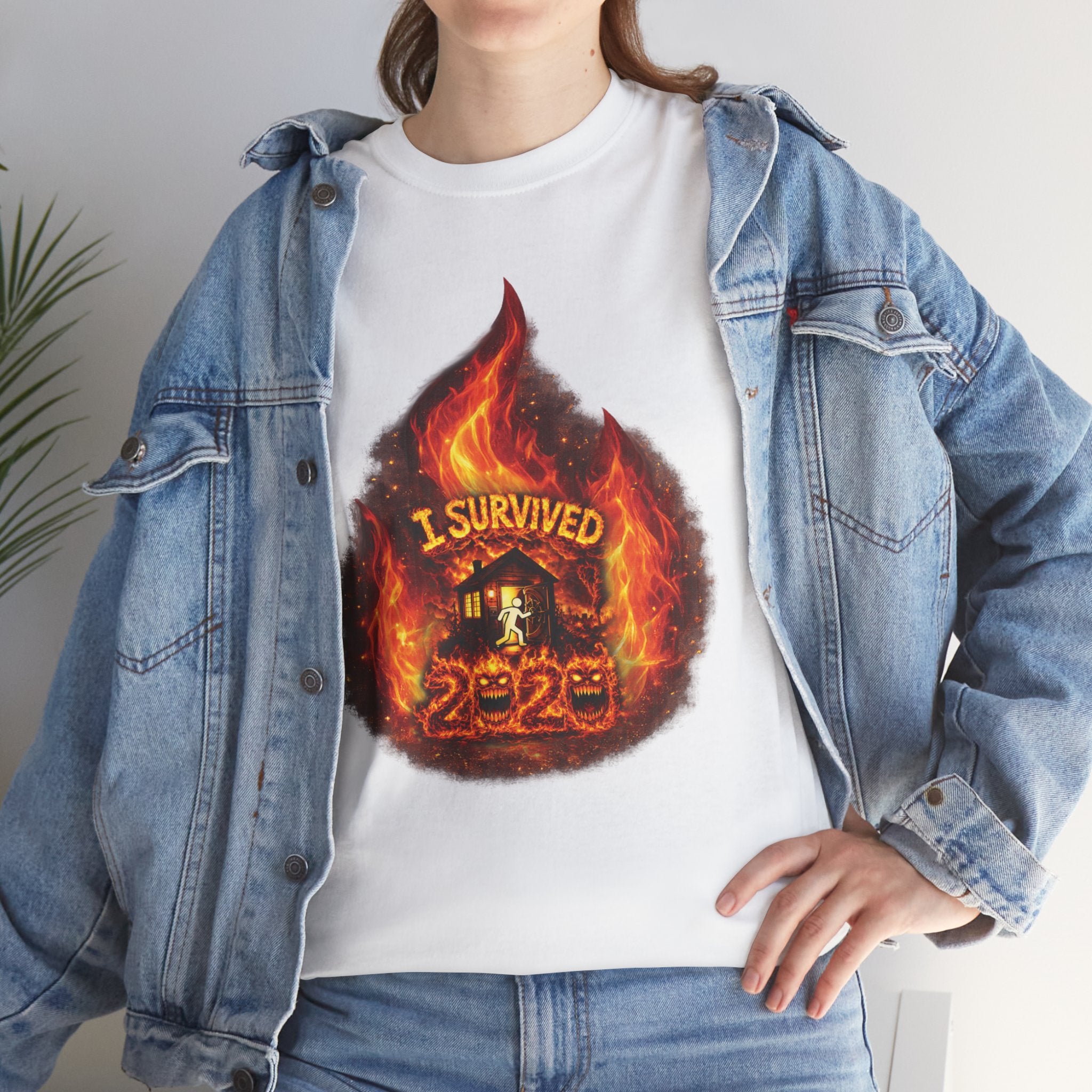 I Survived 2020 — Director's Cut S2:E1 "Berry Creek" | Wildfire Edition Memorial Unisex Heavy Cotton Tee (SPECIAL EDITION)