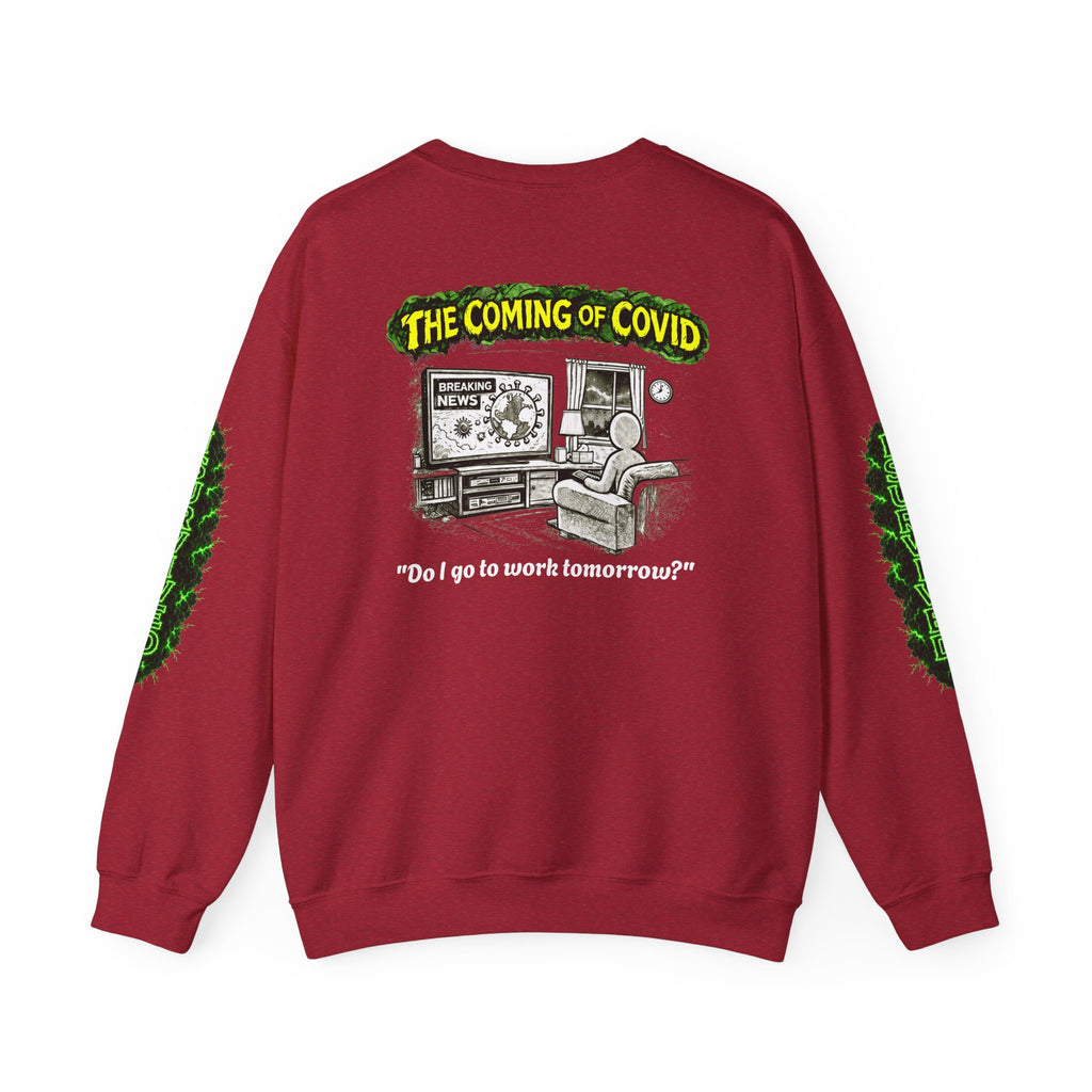 I Survived 2020 — PANDEMIC S1:E2: Director's Cut "The Coming of COVID" Unisex Heavy Blend™ Crewneck Sweatshirt
