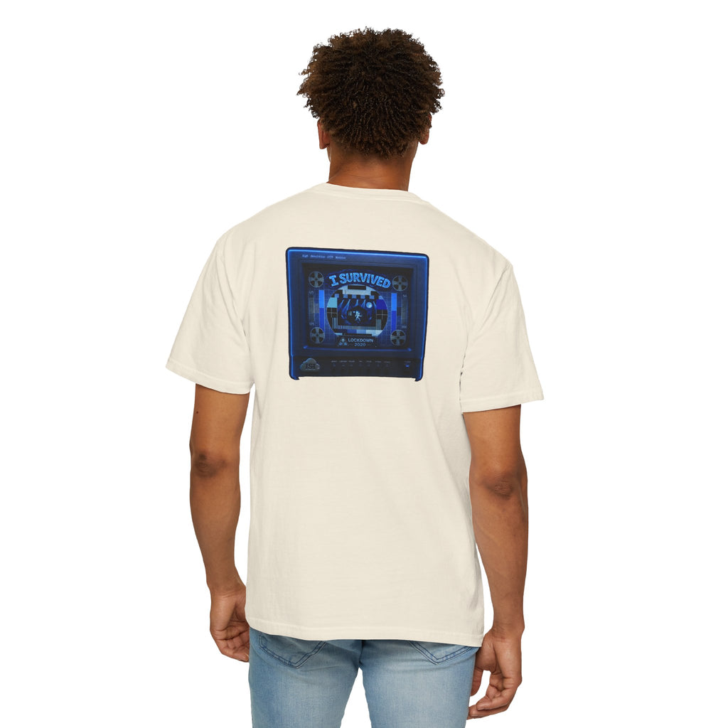 I Survived 2020 — "Please Stand By" Test Pattern Tee Lockdown Special Edition Summer Exclusive Unisex Garment-Dyed T-shirt
