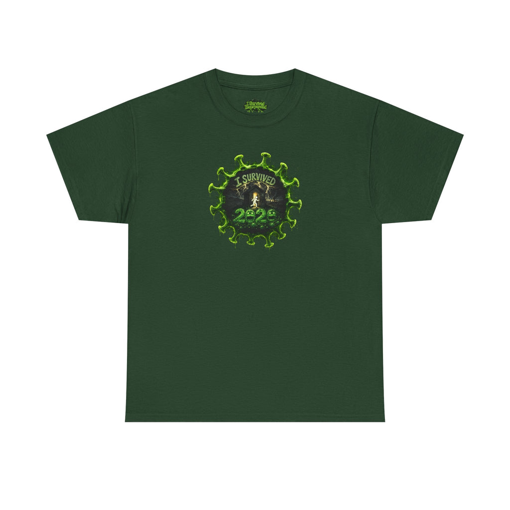 I Survived 2020 — PANDEMIC S1:E1: Director's Cut "COVID-19: The Coronavirus" Unisex Heavy Cotton Tee