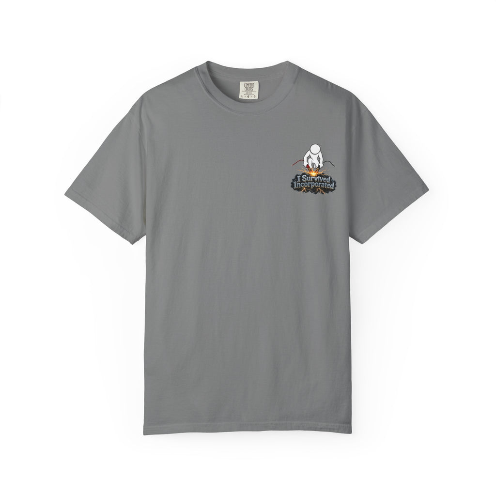 I Survived 2020 — "Please Stand By" Test Pattern Tee Summer Premier Unisex Garment-Dyed T-shirt