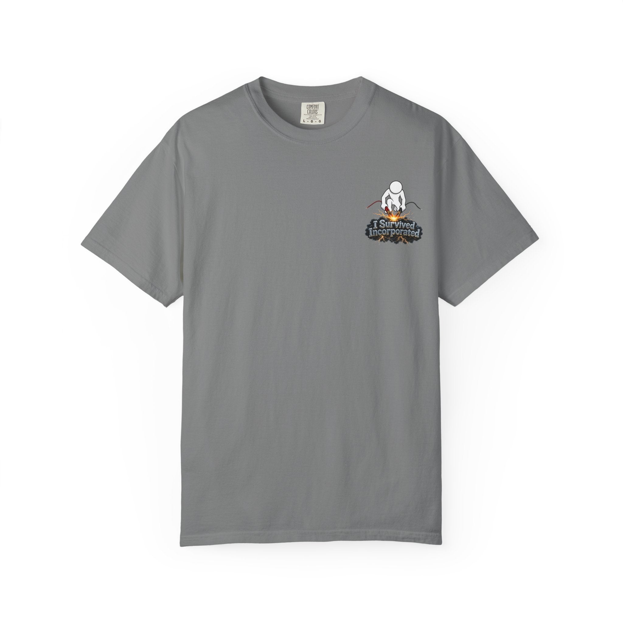 I Survived 2020 — "Please Stand By" Test Pattern Tee Summer Premier Unisex Garment-Dyed T-shirt