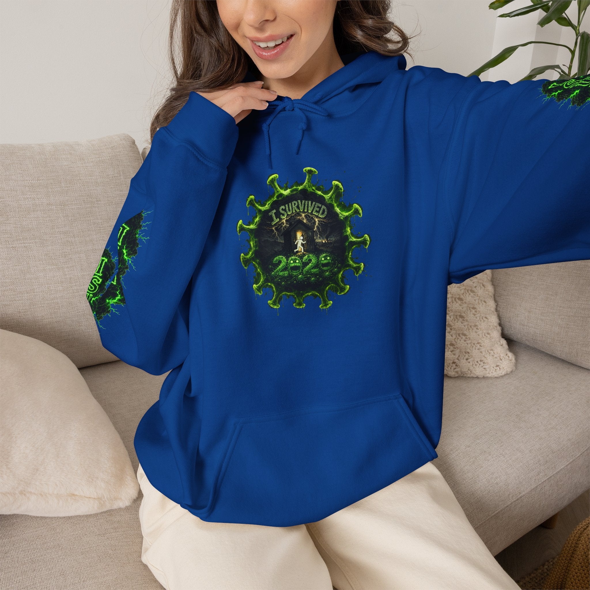 I Survived 2020 — Director's Cut S1:E4 "Mask Madness Mayhem Moment" | Pandemic Edition Hoodie Sweatshirt
