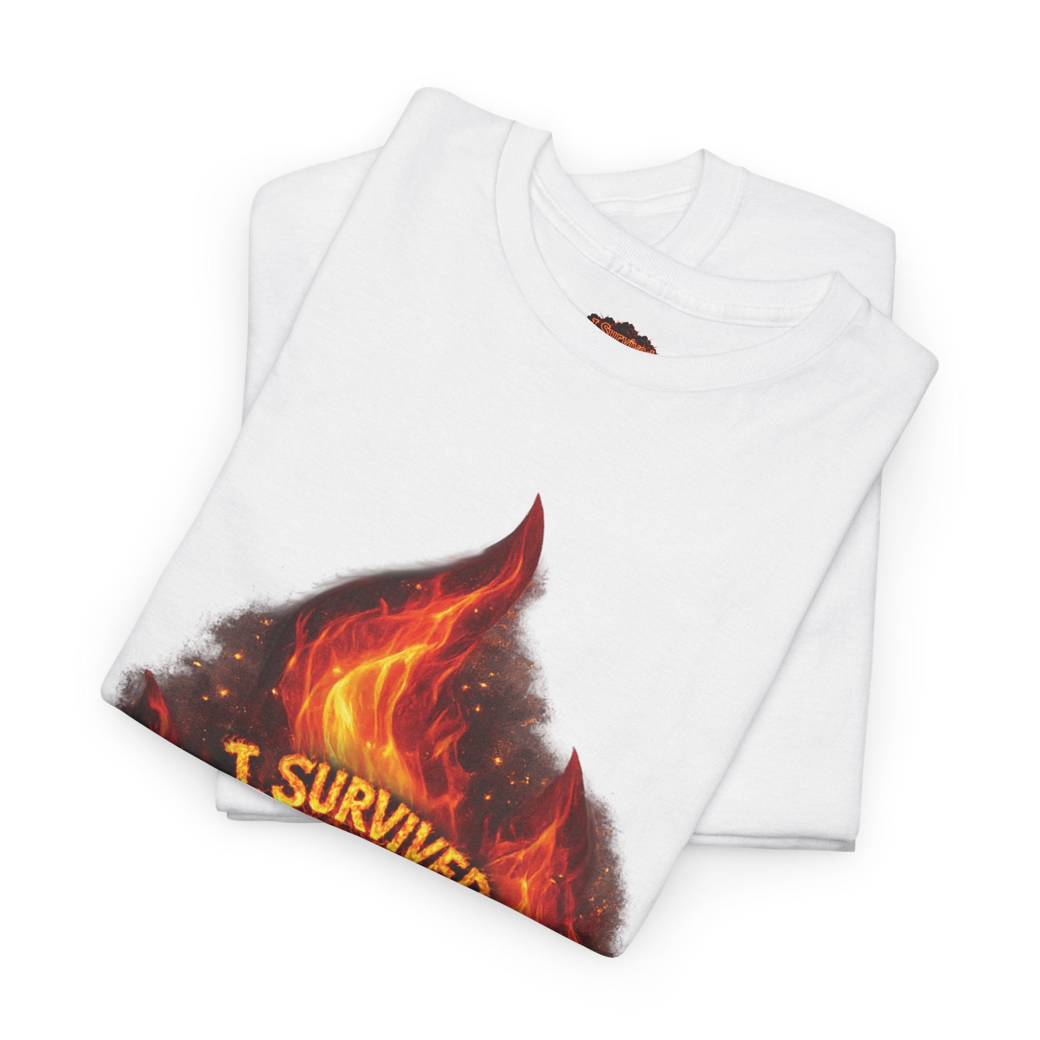 I Survived 2020 — Director's Cut S2:E3 "The California Wildfires" | Wildfire Edition Memorial Unisex Heavy Cotton Tee (SPECIAL EDITION)