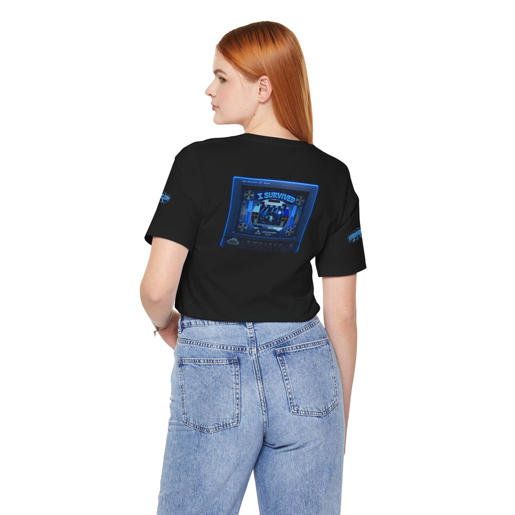 I Survived 2020 — "Please Stand By" Test Pattern Tee Lockdown Special Edition Summer Exclusive Unisex Jersey Short Sleeve Tee