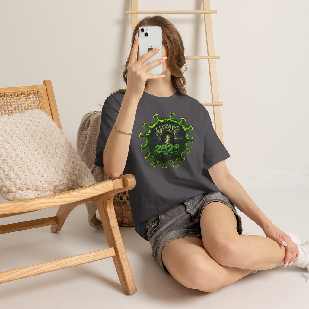 I Survived 2020 — Director's Cut S1:E5 "Delivery Doomsday" | Pandemic Edition Unisex Heavy Cotton Tee