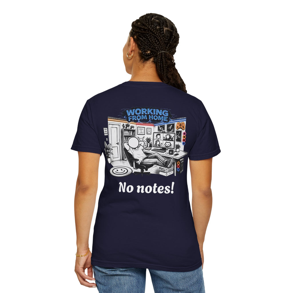 I Survived 2020 — LOCKDOWN S3:E4: "Working From Home" Unisex Garment-Dyed T-shirt