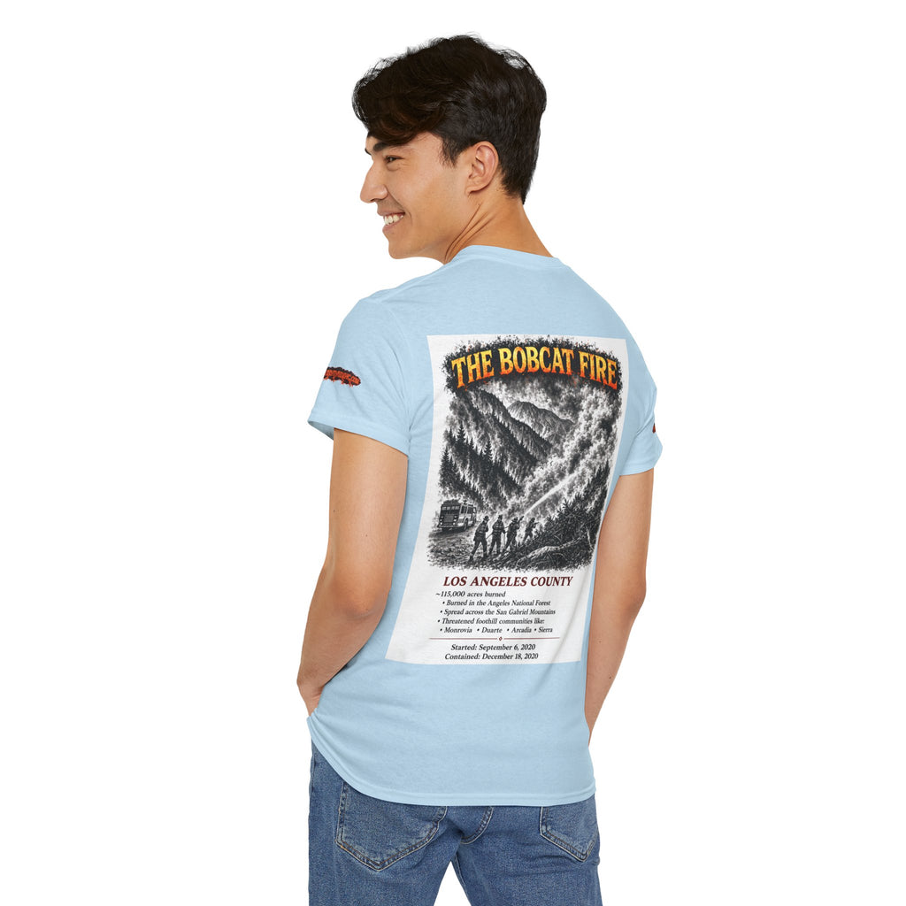 I Survived 2020 — S2:E2 "The Bobcat Fire" | Wildfire Edition Memorial Unisex Heavy Cotton Tee (SPECIAL EDITION)